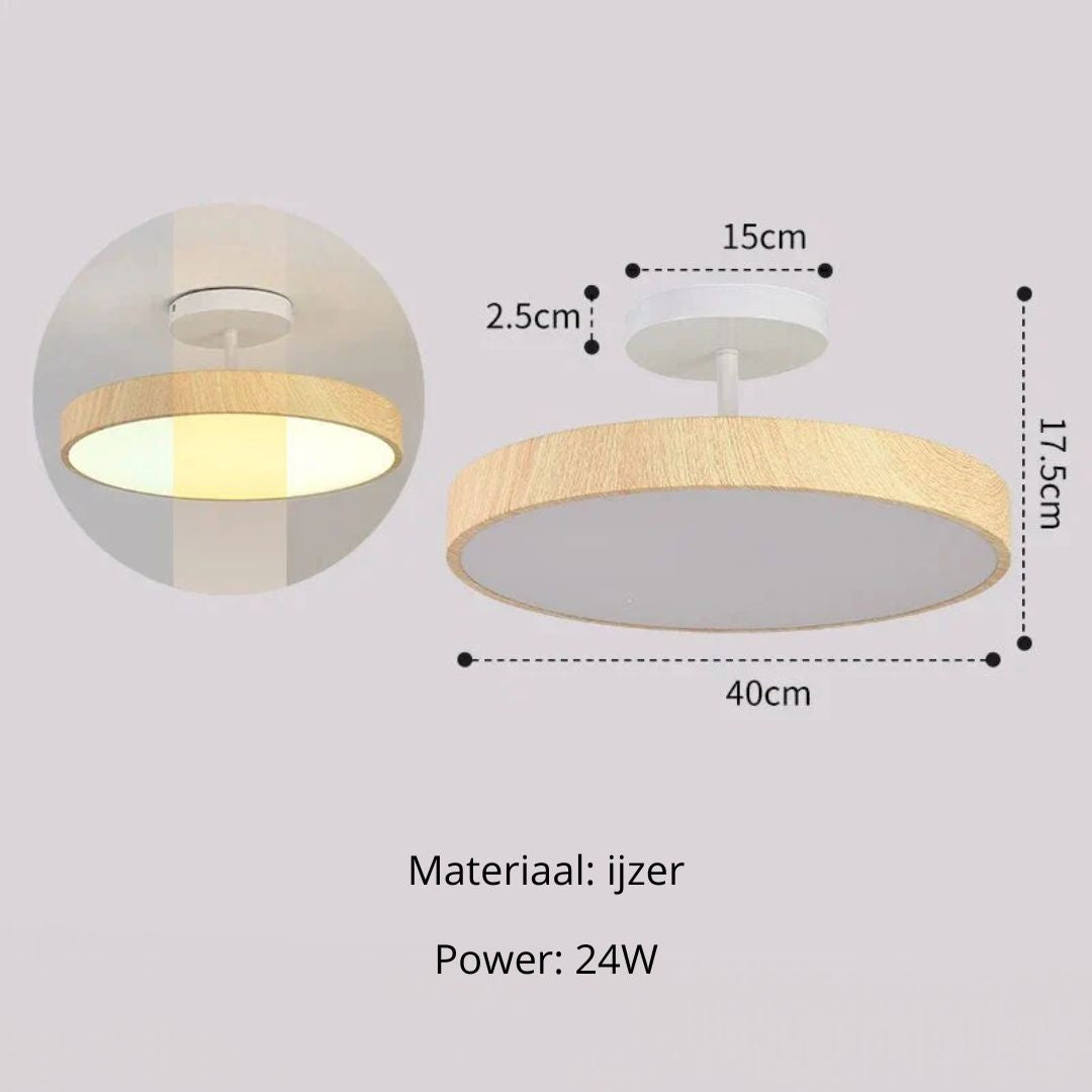 Casa Lumière Plafondlamp - Warm Minimalistisch Design