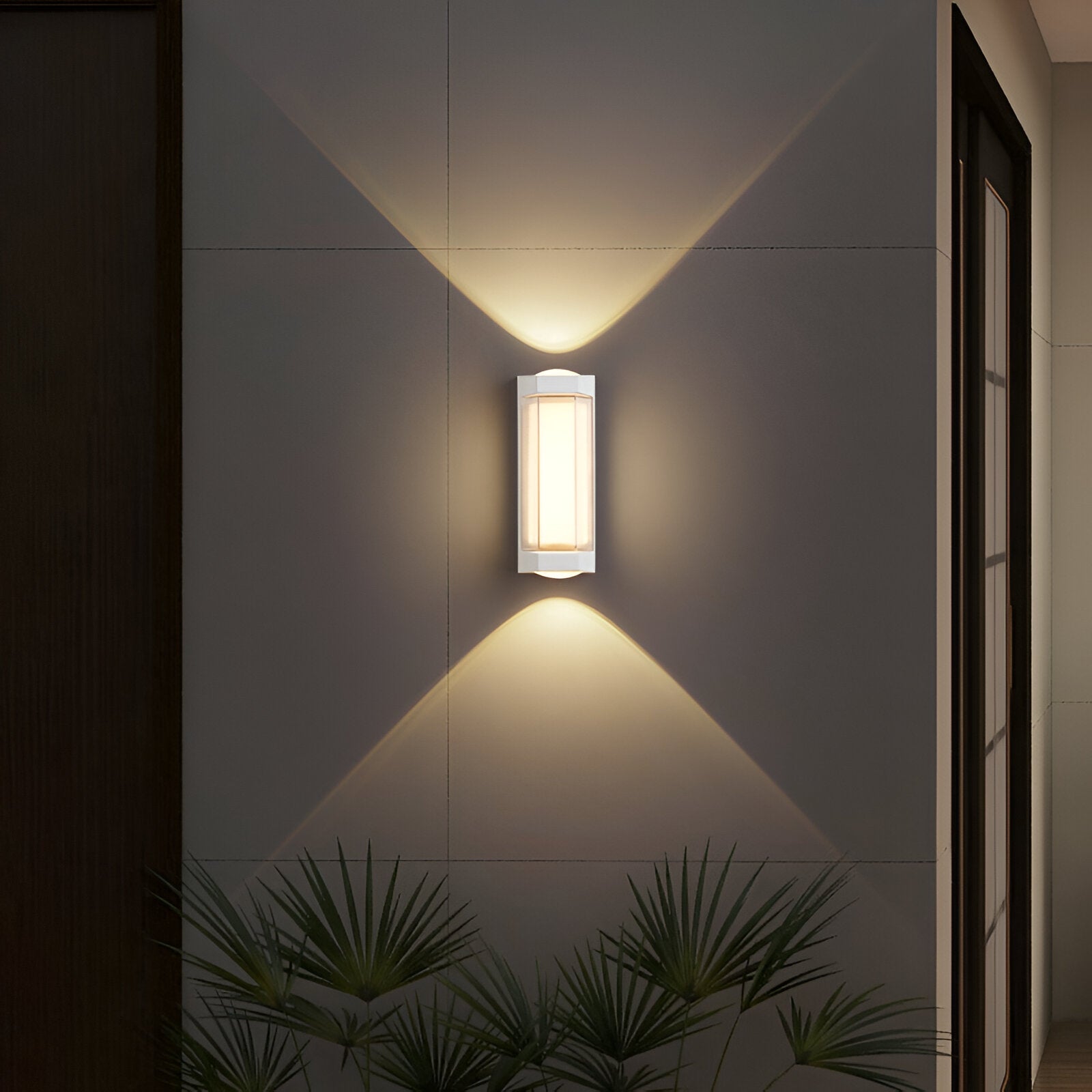 Casa Lumière Nordic Up Down Outdoor Wandlamp - Waterdichte Minimalistische LED Buitenverlichting