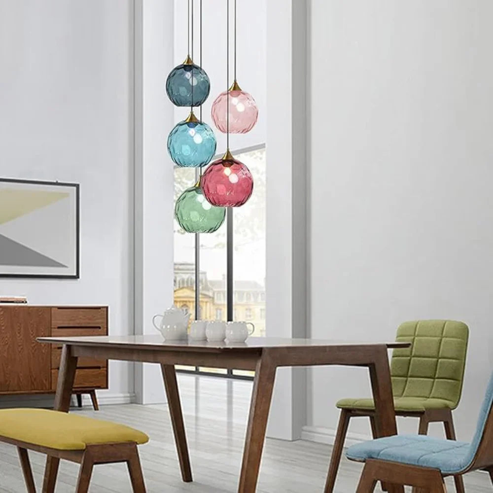 Casa Lumière Moderne Glazen Bol Hanglamp - Nordic LED Design
