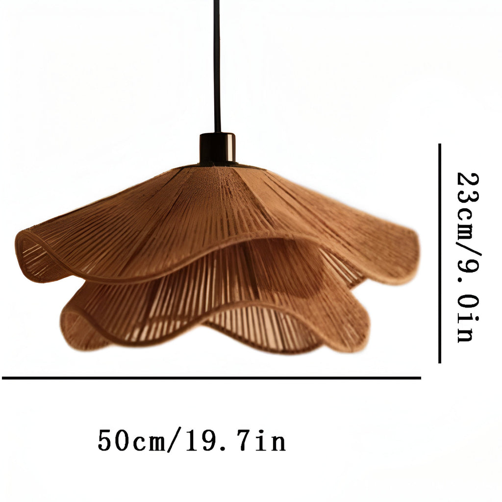 Casa Lumière Boho Jute Hanglamp - Zachte Natuurlijke Lichtval