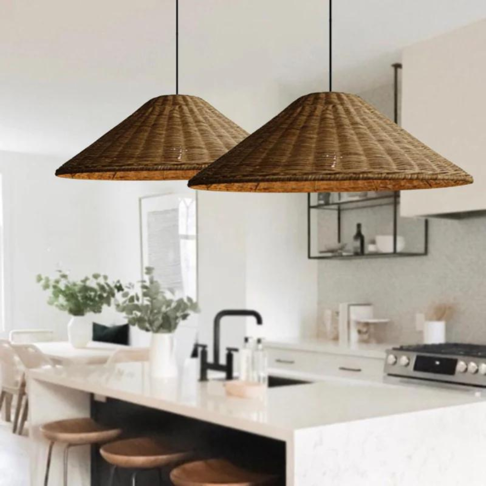 Casa Lumière Japandi Rattan Hanglamp – Handgemaakt & Tijdloos Design