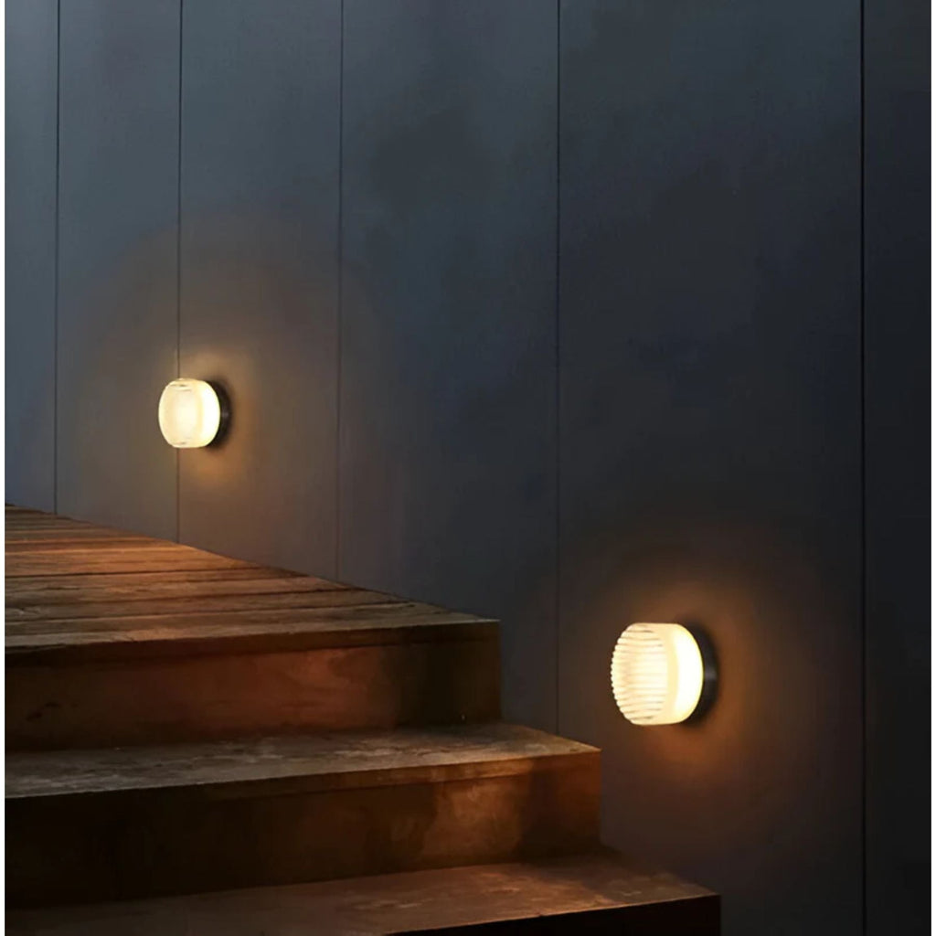 Casa Lumière Moderne Wandlamp van Amberglas - Warm Sfeervol Licht