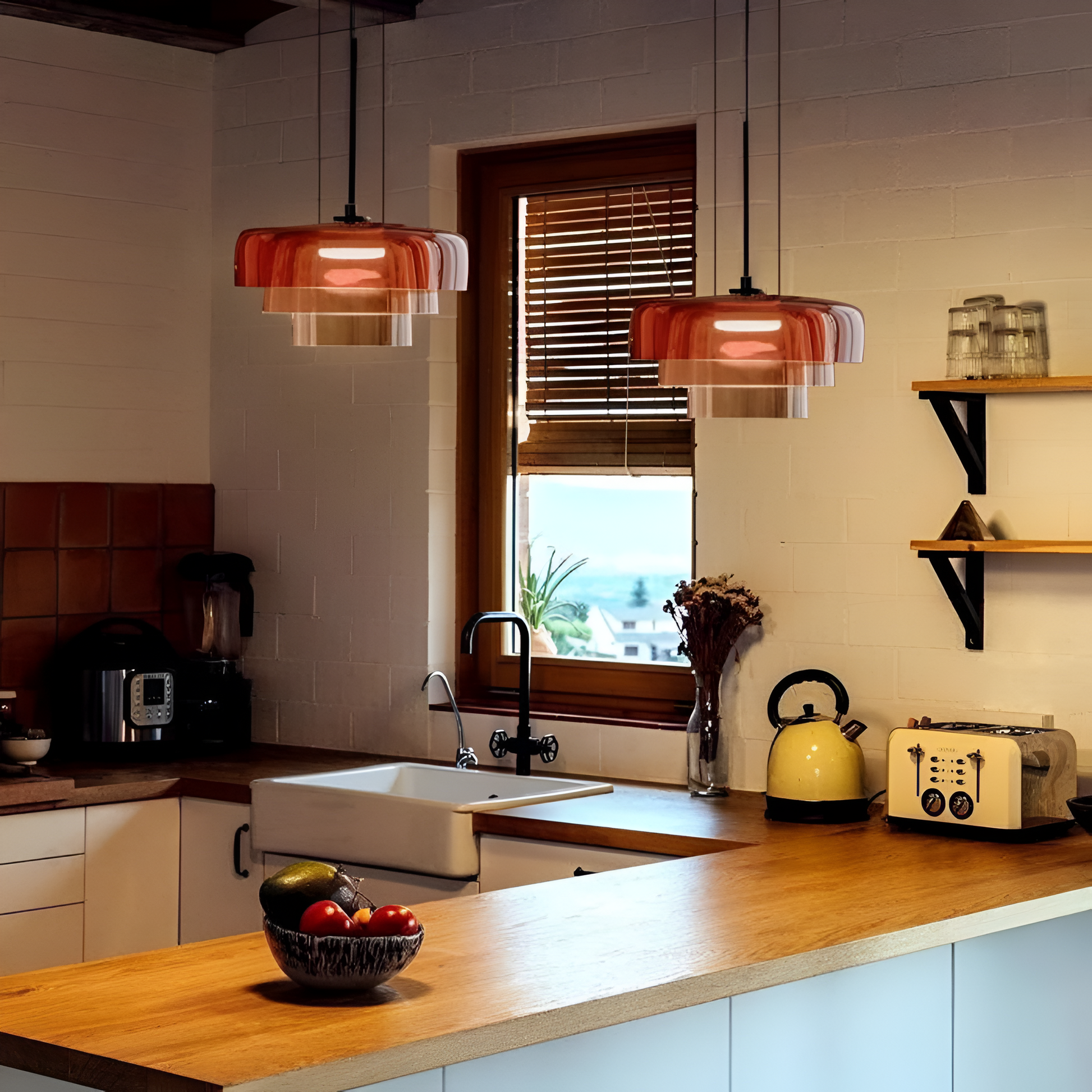 Casa Lumière Nordic Celestial Glazen Hanglamp - Warme Design Lamp Sfeerverlichting