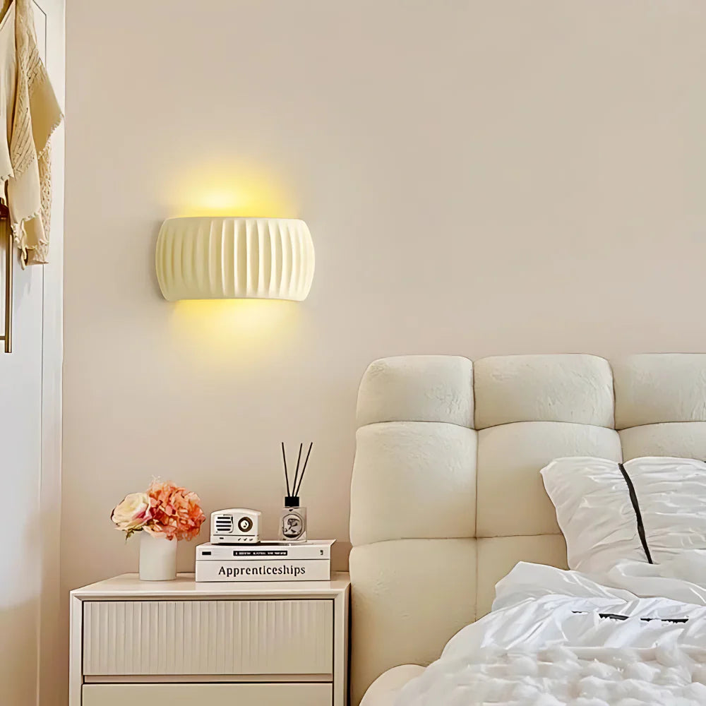 Casa Lumière Sun of Art Deco Resin Wandlamp - Terracotta Design