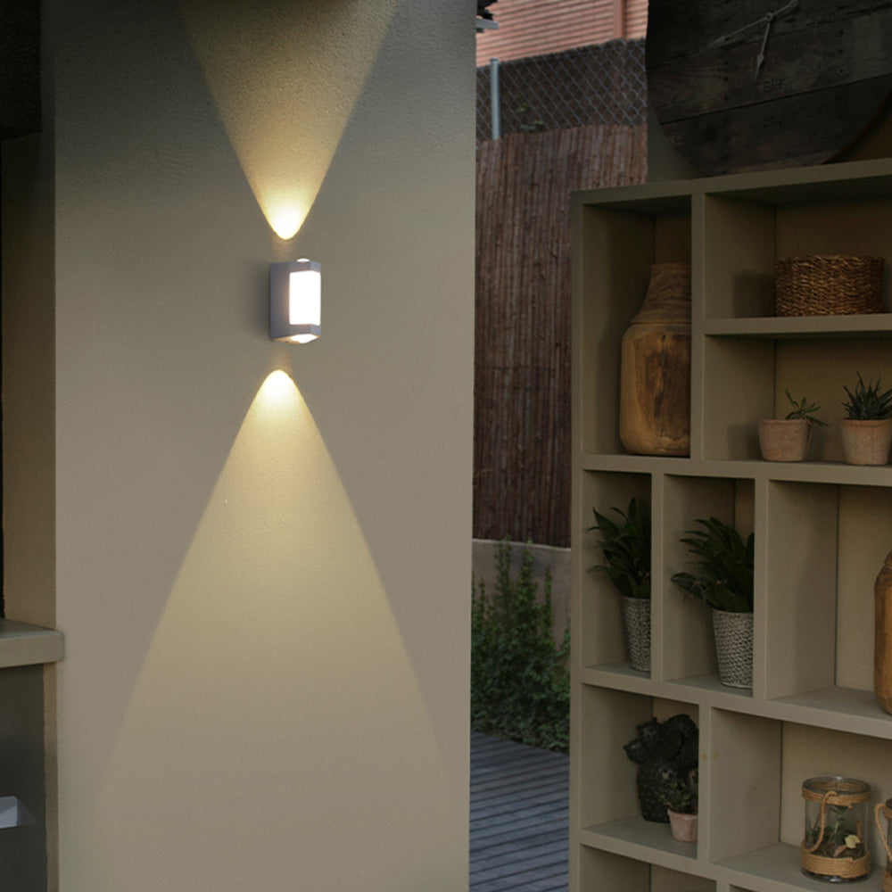 Casa Lumière Nordic Up Down Outdoor Wandlamp - Waterdichte Minimalistische LED Buitenverlichting