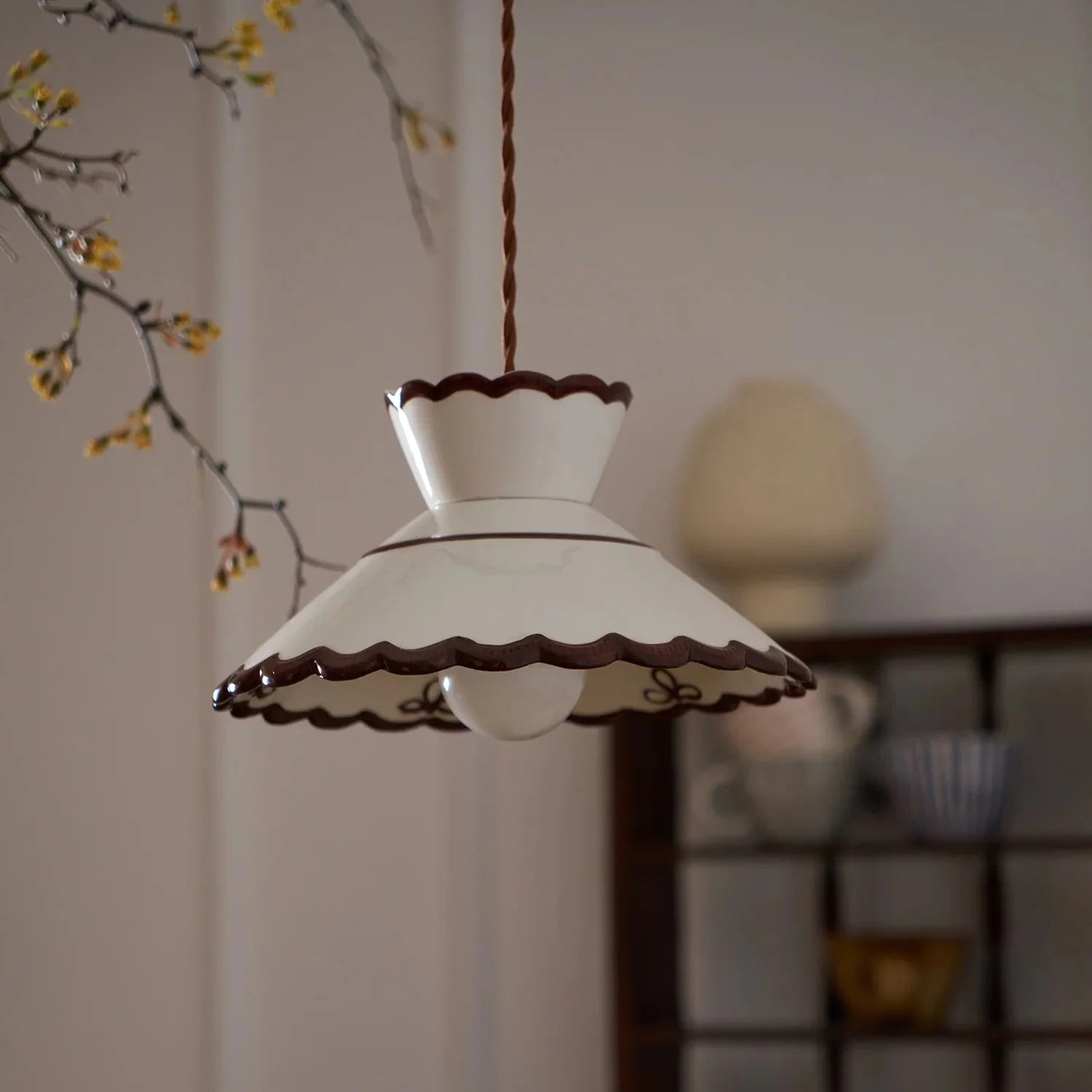 Casa Lumière Vintage Keramische Hanglamp - Klassieke Details