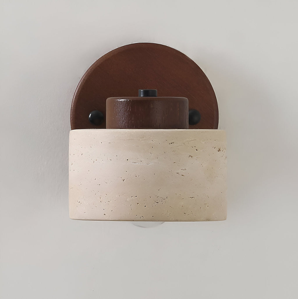 Casa Lumière Minimalistische Travertine Wandlamp - Verstelbare Wandverlichting