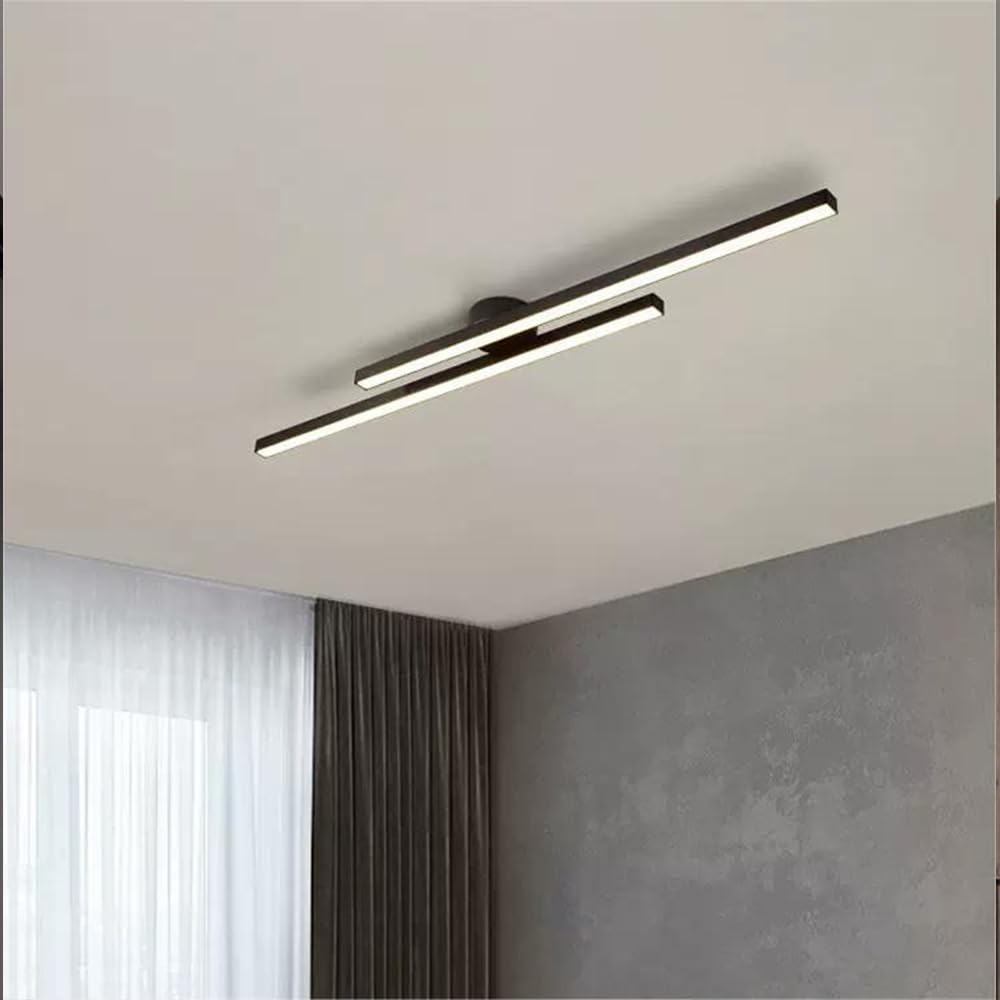 Casa Lumière Longstrip Plafondlamp - Moderne LED Plafondverlichting Zwart