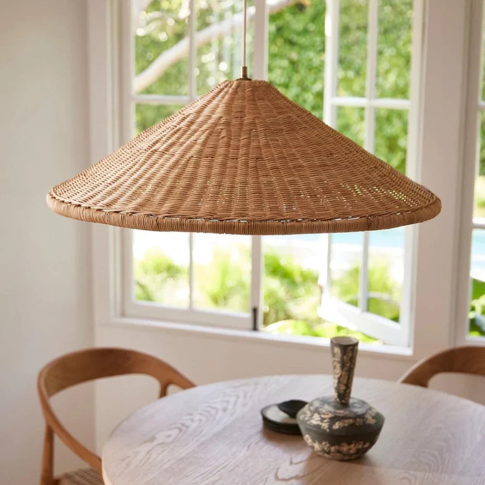 Casa Lumière Japandi Rattan Hanglamp – Handgemaakt & Tijdloos Design