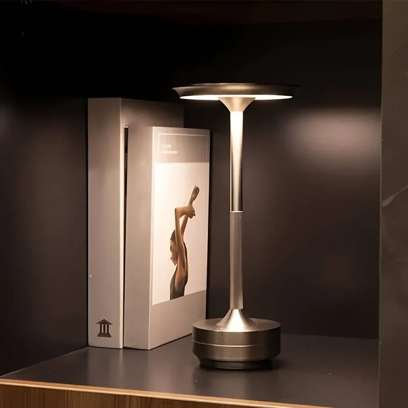 Casa Lumière Draadloze Tafellamp Savoy Elegance - Oplaadbaar, Touch Dimming & Luxe Gouden Afwerking