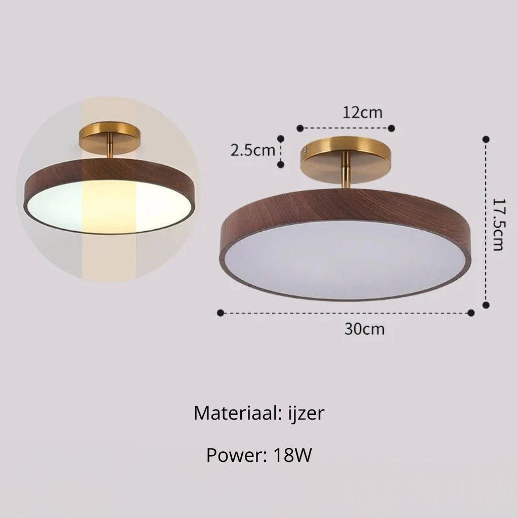 Casa Lumière Plafondlamp - Warm Minimalistisch Design