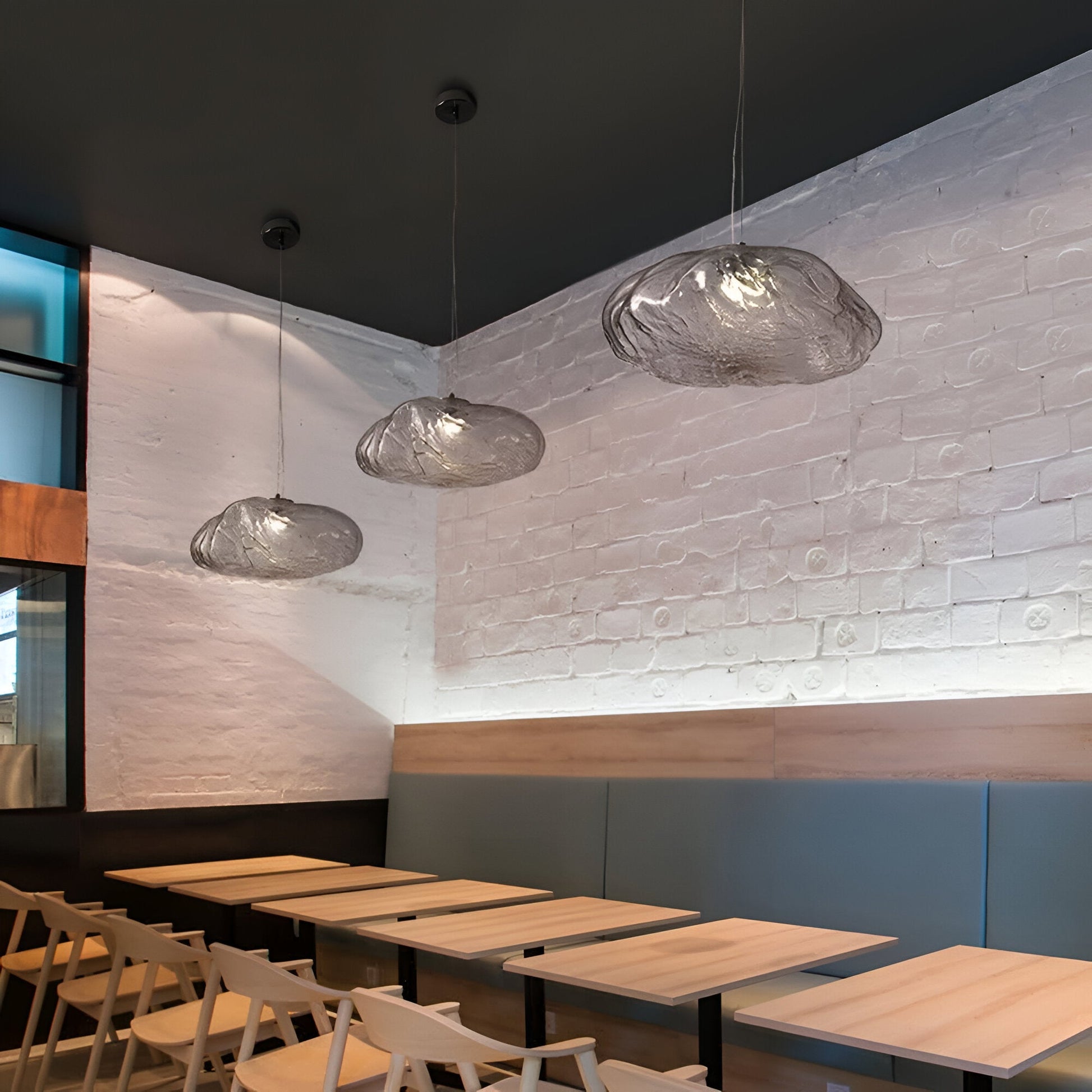 Casa Lumière Cloud Glas Hanglamp – Minimalistisch Design Woonkamer, Eetkamer & Slaapkamer