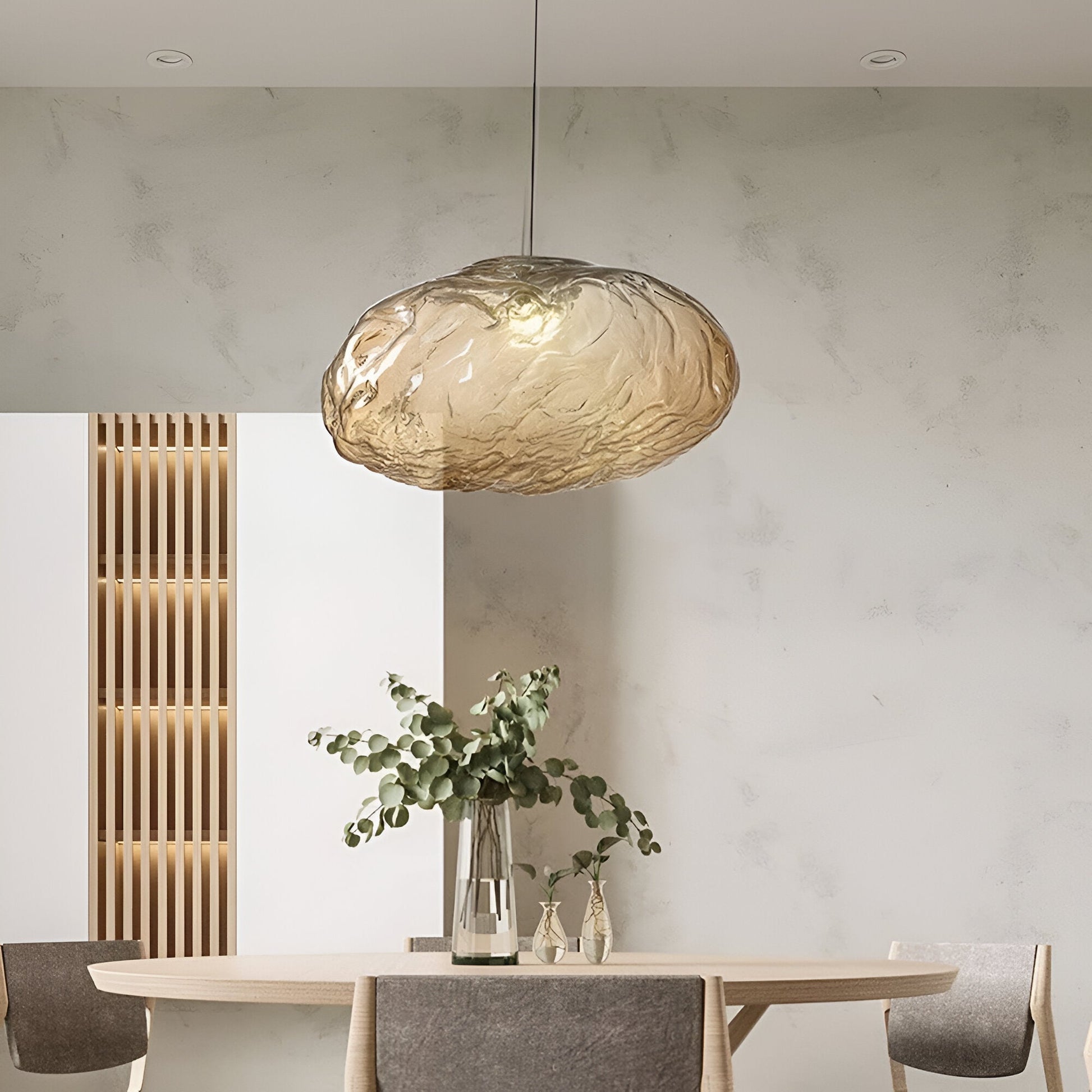 Casa Lumière Cloud Glas Hanglamp – Minimalistisch Design Woonkamer, Eetkamer & Slaapkamer