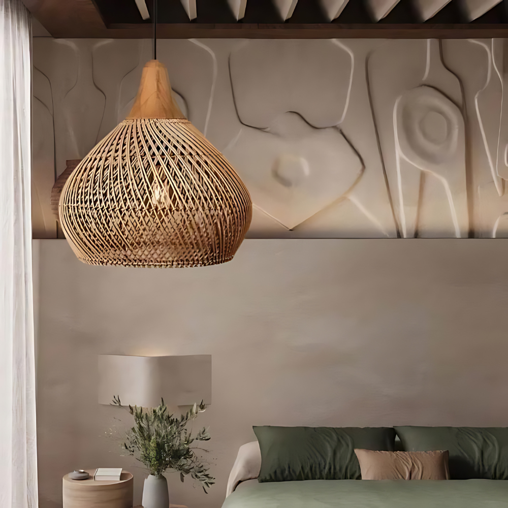 Casa Lumière Rotan Hanglamp in Boho Stijl - Warme Sfeerverlichting