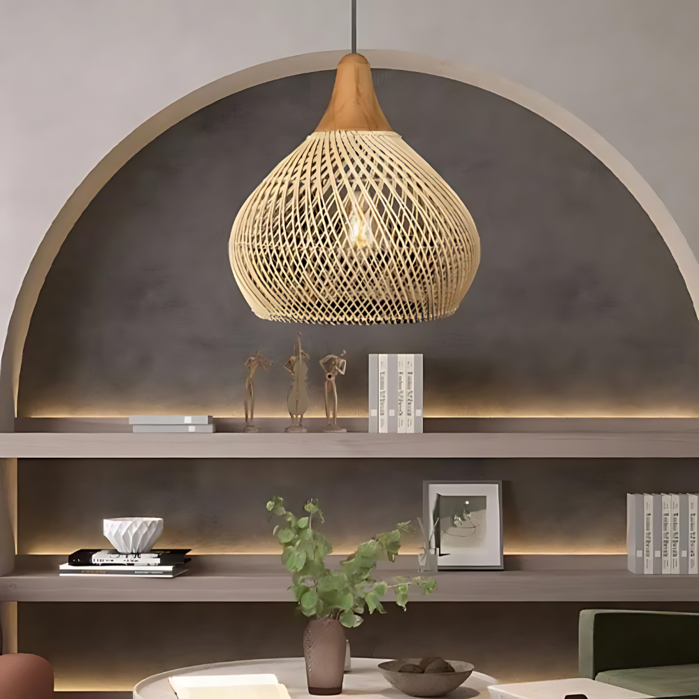 Casa Lumière Rotan Hanglamp in Boho Stijl - Warme Sfeerverlichting