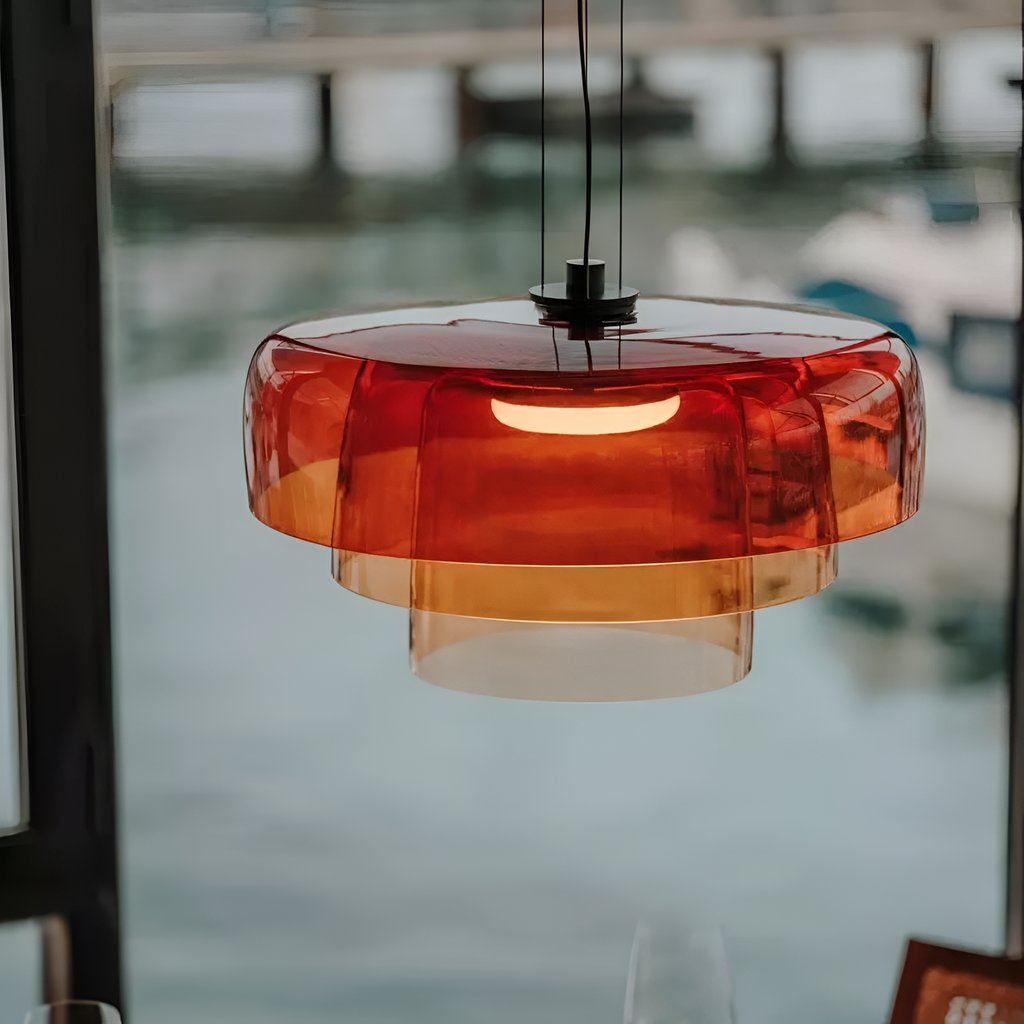 Casa Lumière Nordic Celestial Glazen Hanglamp - Warme Design Lamp Sfeerverlichting
