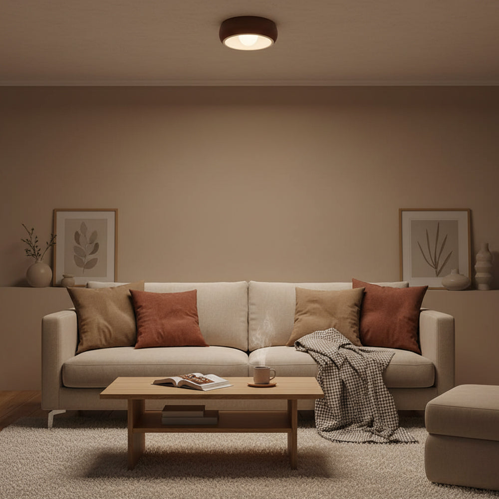 Casa Lumière Ronde Plafondlamp - Warme Design Lamp Sfeerverlichting