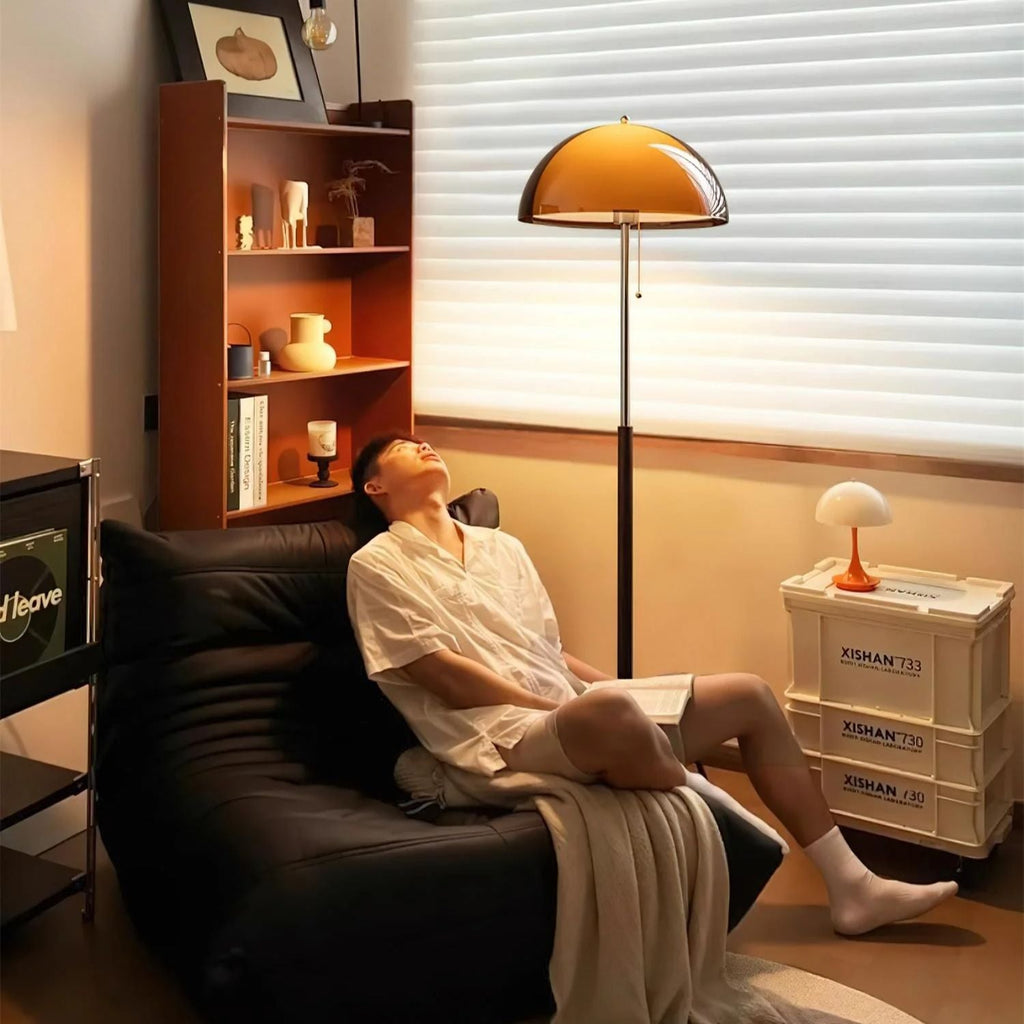 Casa Lumière Vloerlamp - Warme Sfeerverlichting met Retro Design