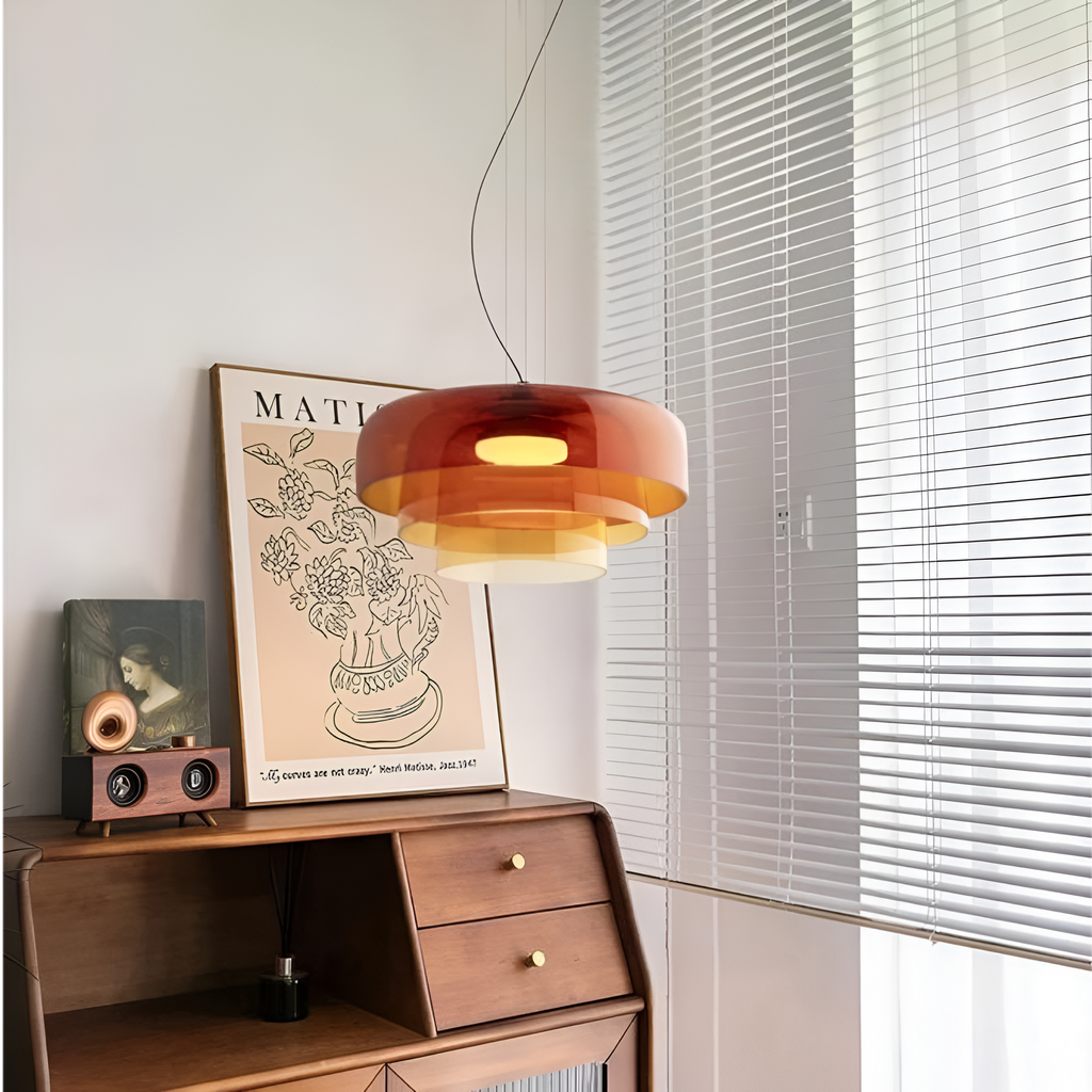 Casa Lumière Nordic Celestial Glazen Hanglamp - Warme Design Lamp Sfeerverlichting