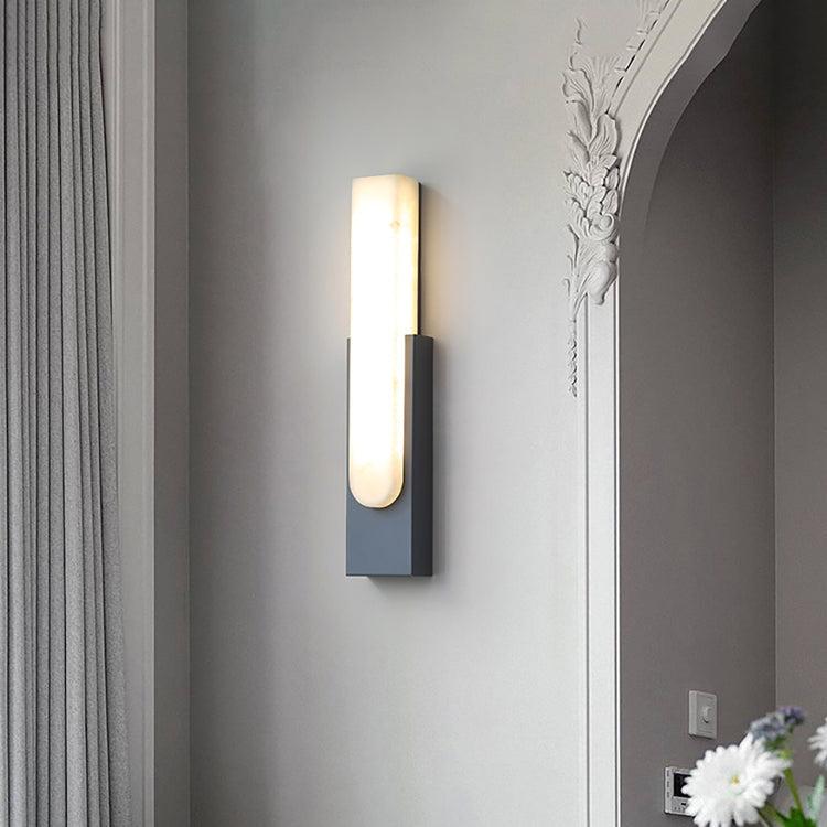 Casa Lumière Alabaster Wandlamp - Zacht Warm Lichtaccent