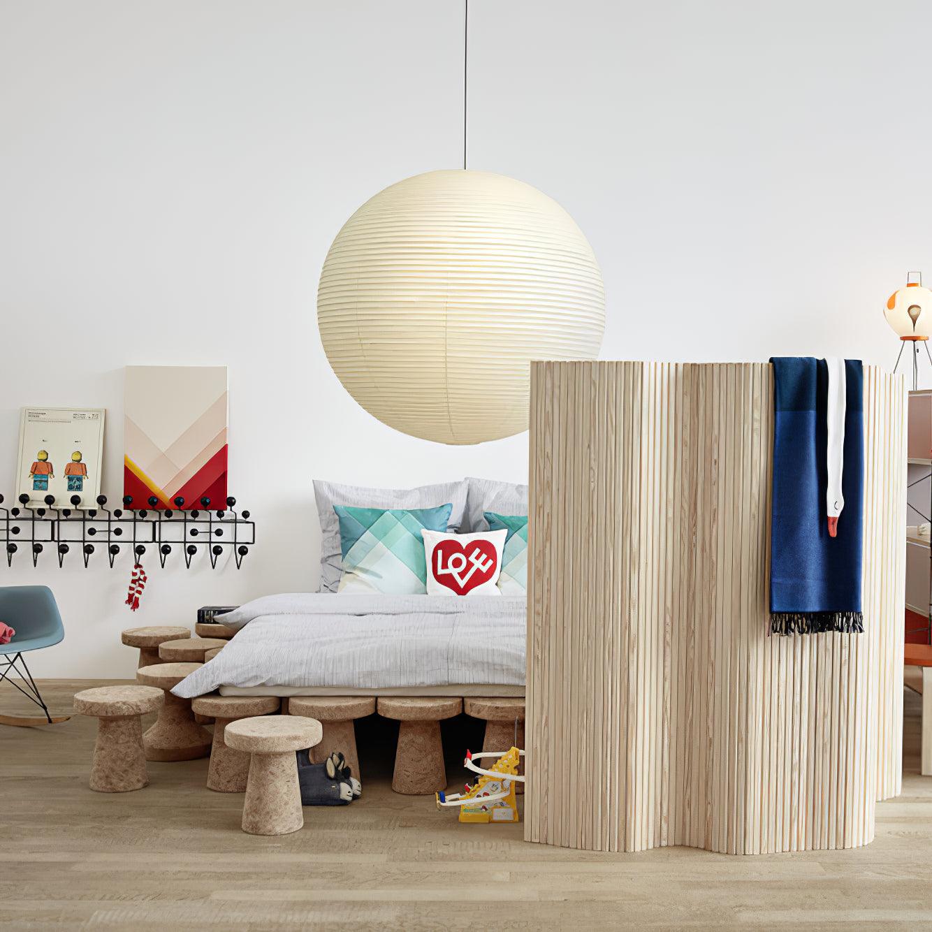 Casa Lumière Akari Handgemaakte Papieren Hanglamp - Minimalistisch Design