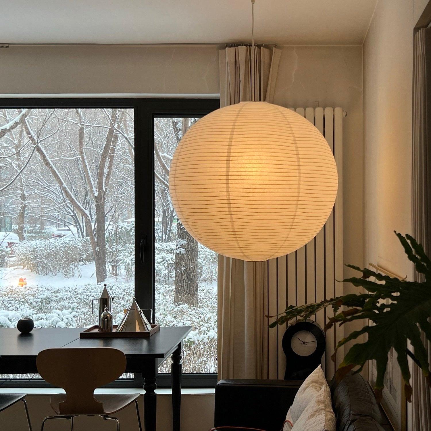 Casa Lumière Akari Handgemaakte Papieren Hanglamp - Minimalistisch Design