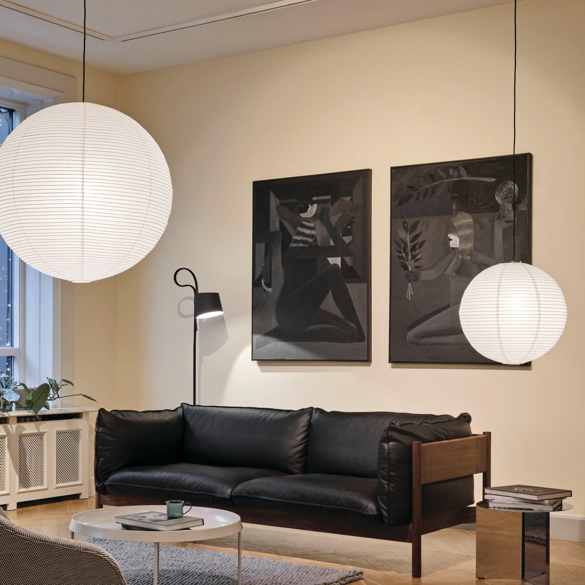 Casa Lumière Akari Handgemaakte Papieren Hanglamp - Minimalistisch Design