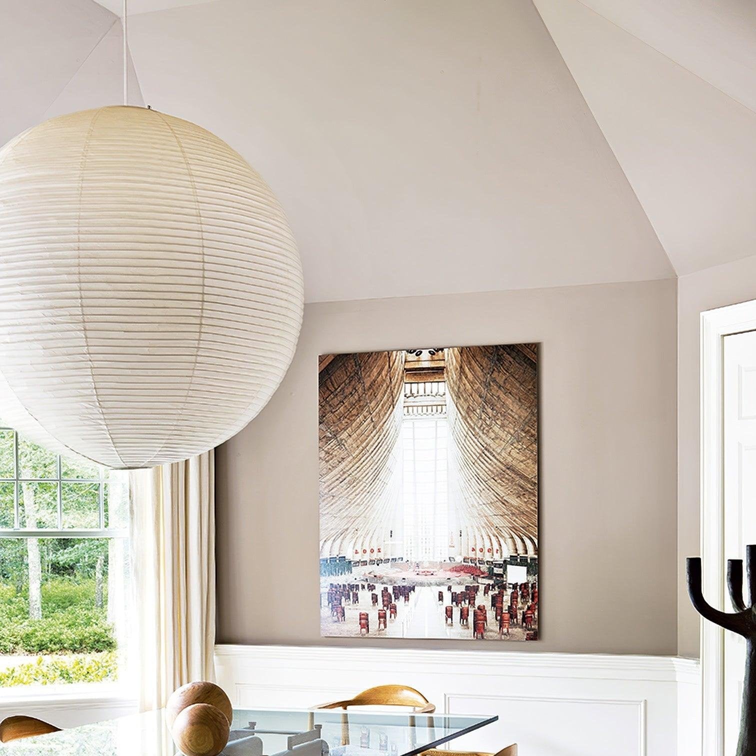 Casa Lumière Akari Handgemaakte Papieren Hanglamp - Minimalistisch Design