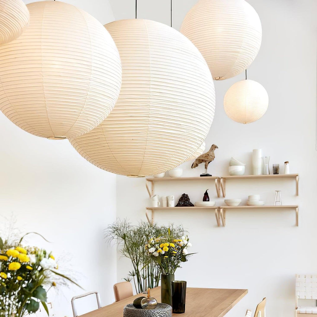Casa Lumière Akari Handgemaakte Papieren Hanglamp - Minimalistisch Design