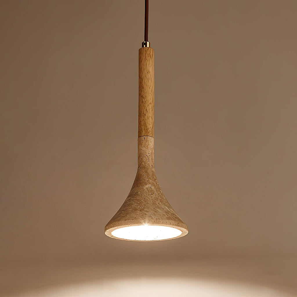 Casa Lumière Japandi Natuursteen Travertine Hanglamp