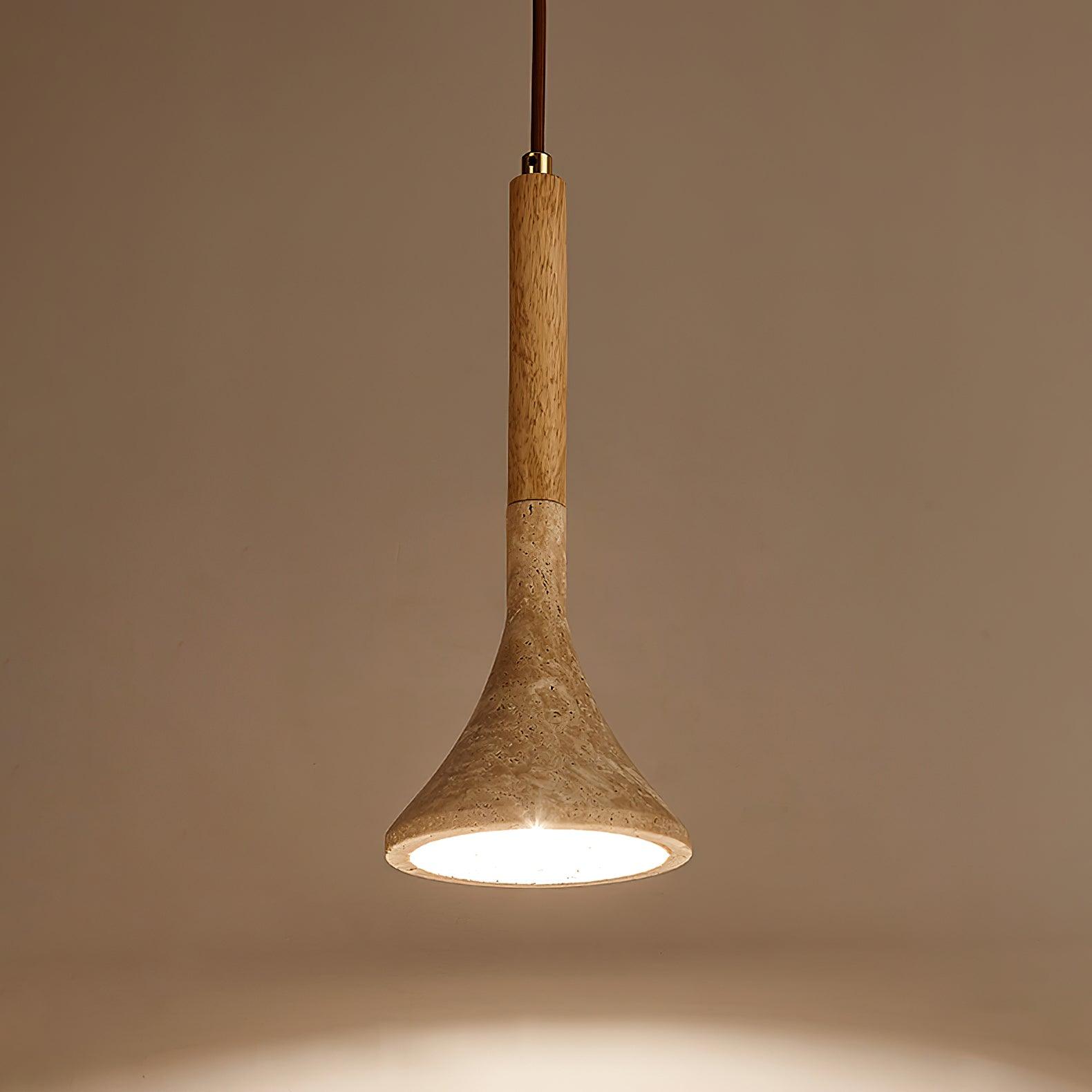 Casa Lumière Japandi Natuursteen Travertine Hanglamp