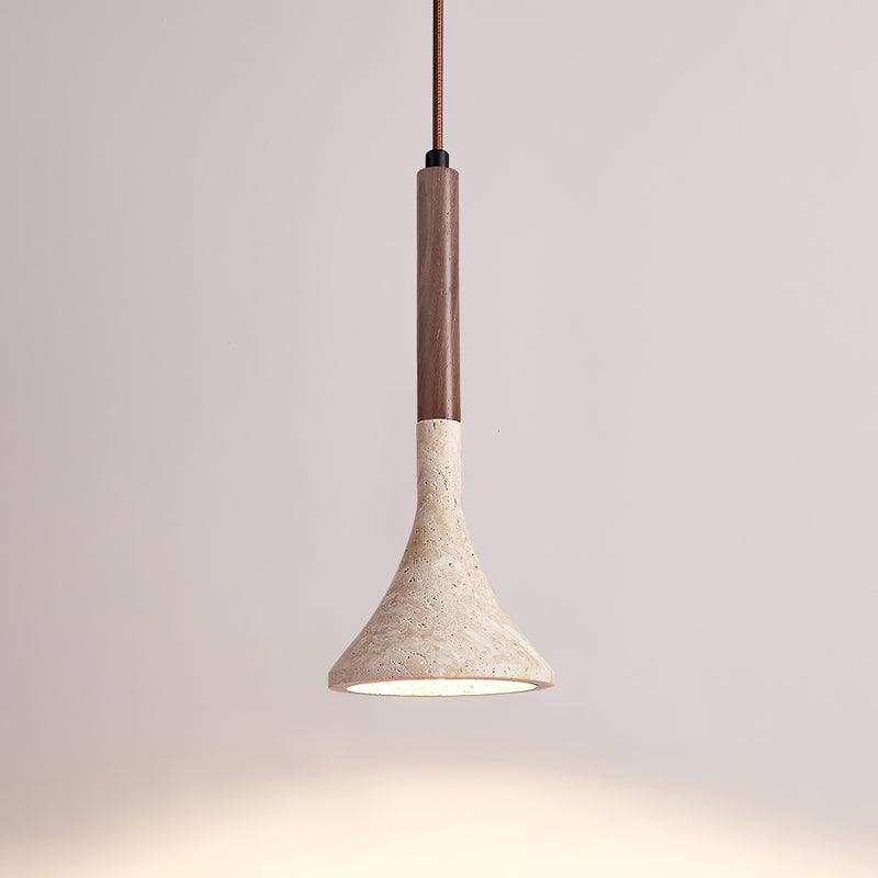 Casa Lumière Japandi Travertine Hanglamp - Natuursteen Design Lamp
