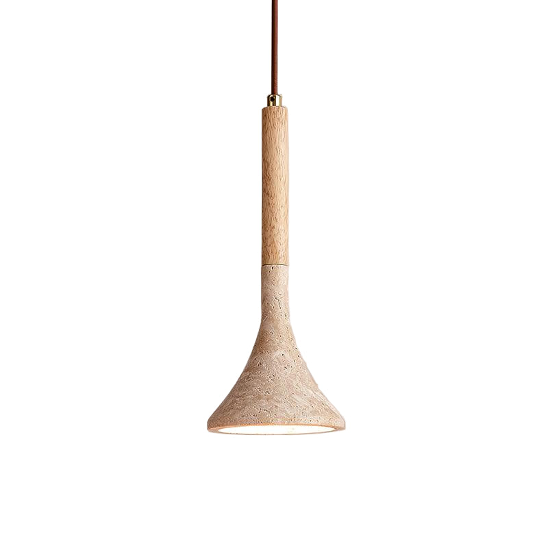 Casa Lumière Japandi Travertine Hanglamp - Natuursteen Design Lamp