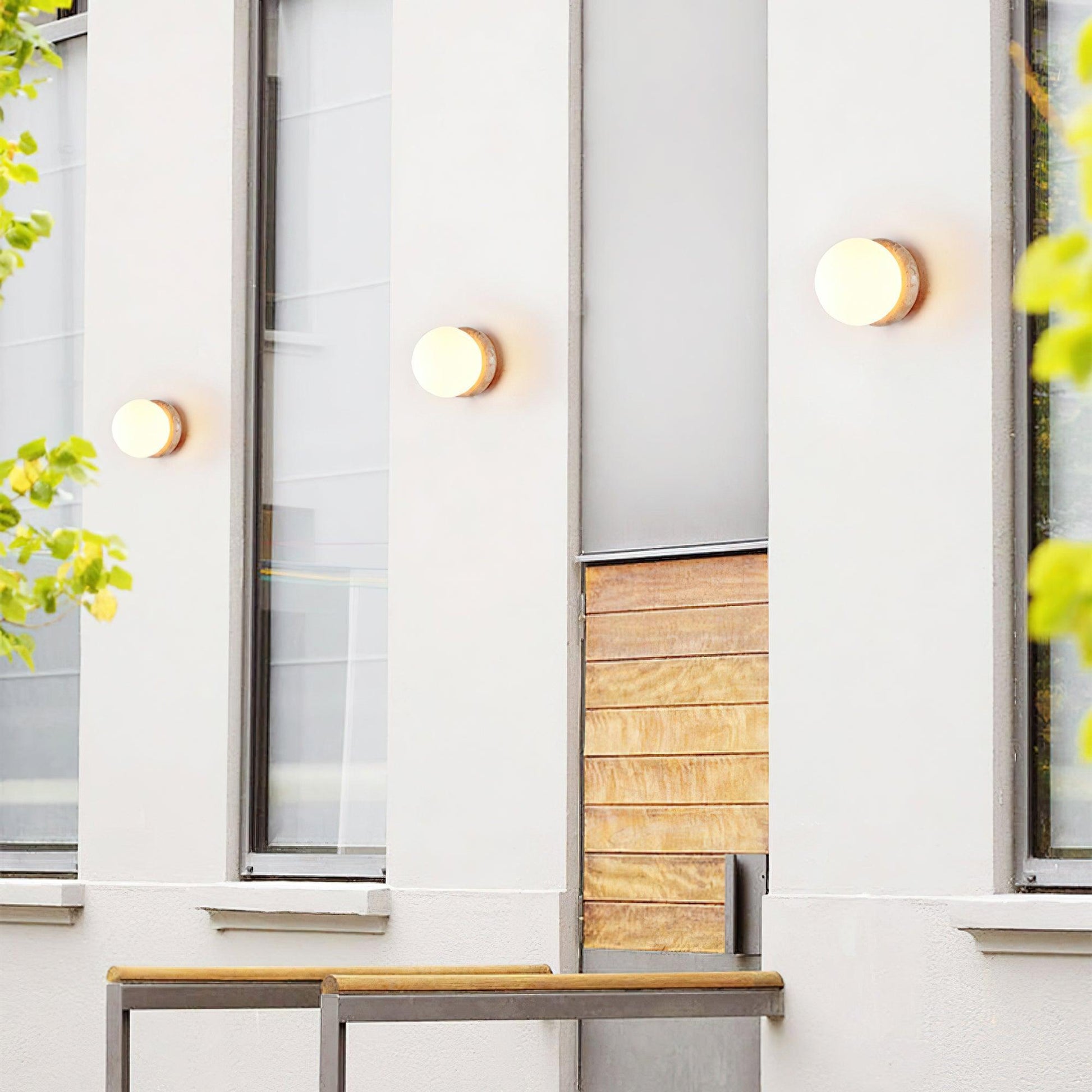 Casa Lumière Asteroid Travertin Wandlamp - Moderne Designverlichting voor buiten of plafond