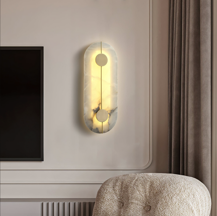 Casa Lumière Marmeren Nordic Wandlamp - Zacht Warm Accentlicht