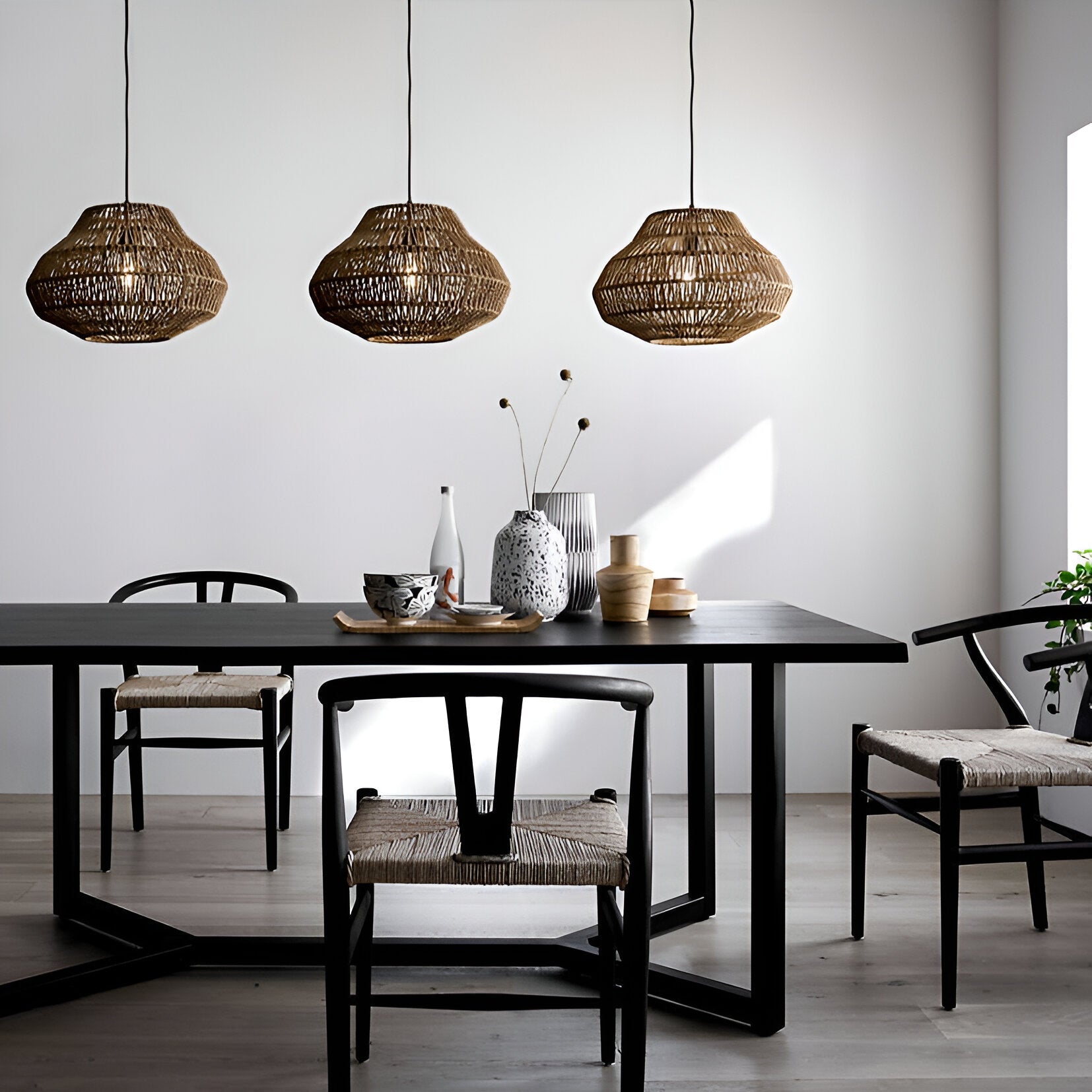 Casa Lumière Rotan Hanglamp in Boho Stijl - Warme Design Lamp Sfeerverlichting