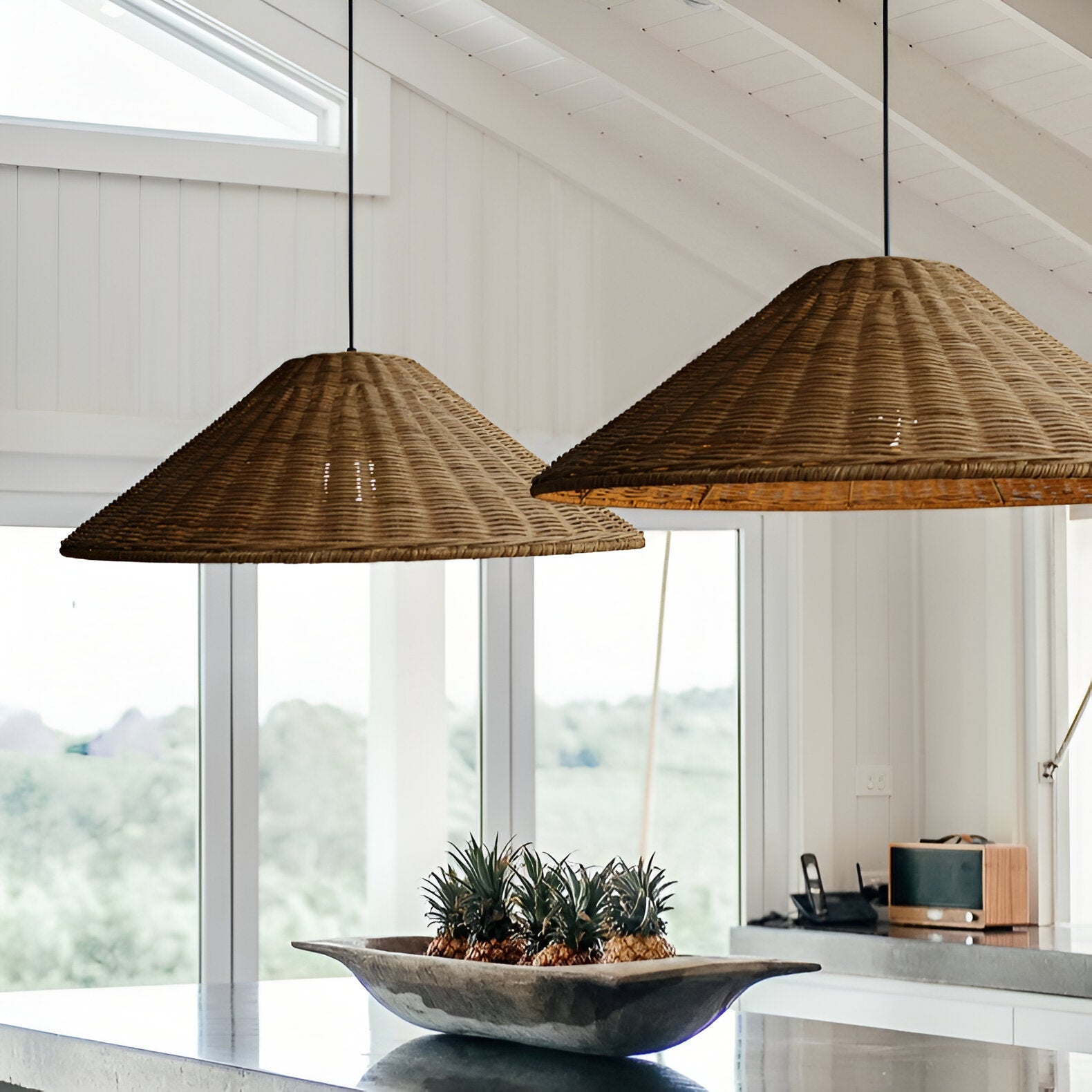 Casa Lumière Japandi Rattan Hanglamp – Handgemaakt & Tijdloos Design