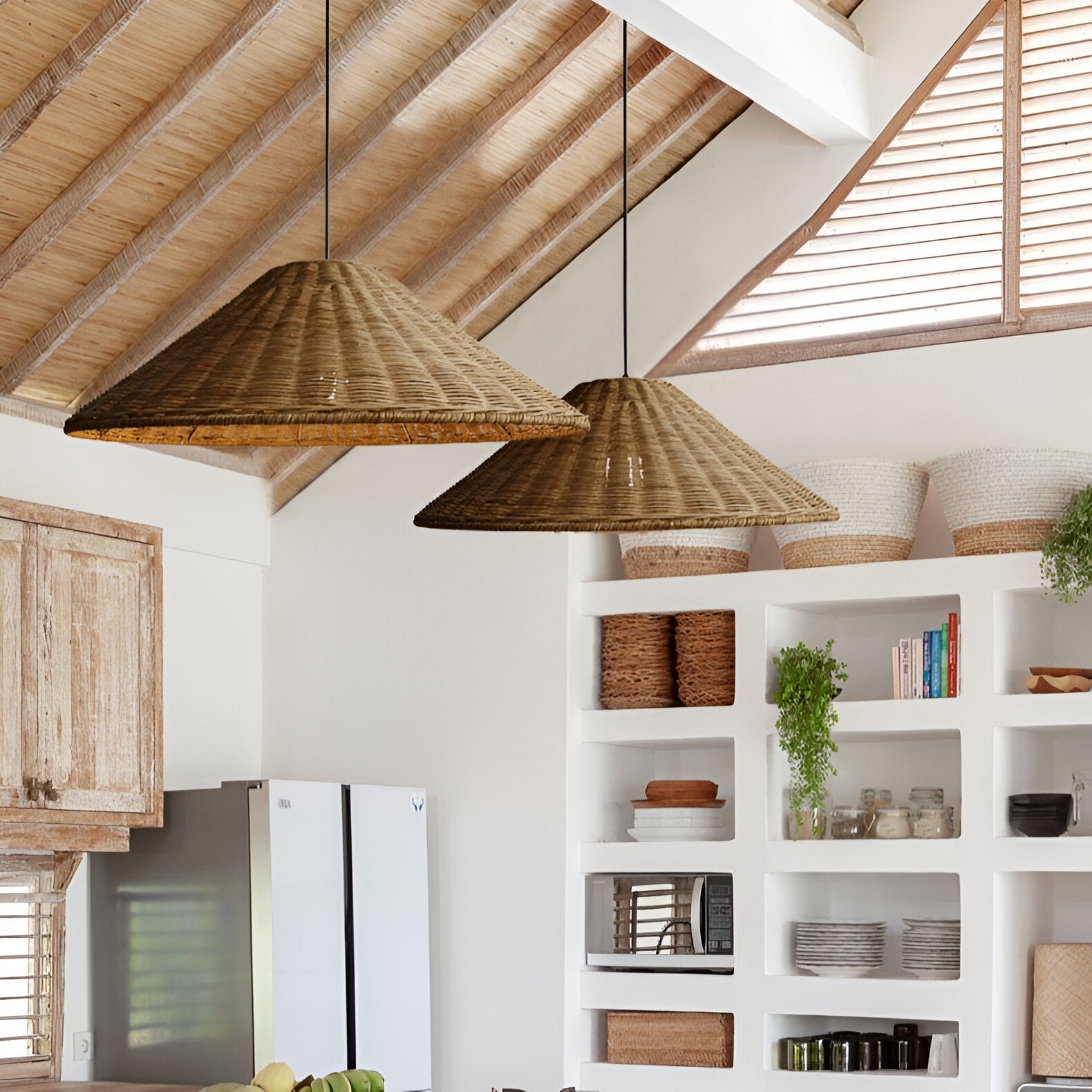 Casa Lumière Japandi Rattan Hanglamp – Handgemaakt & Tijdloos Design