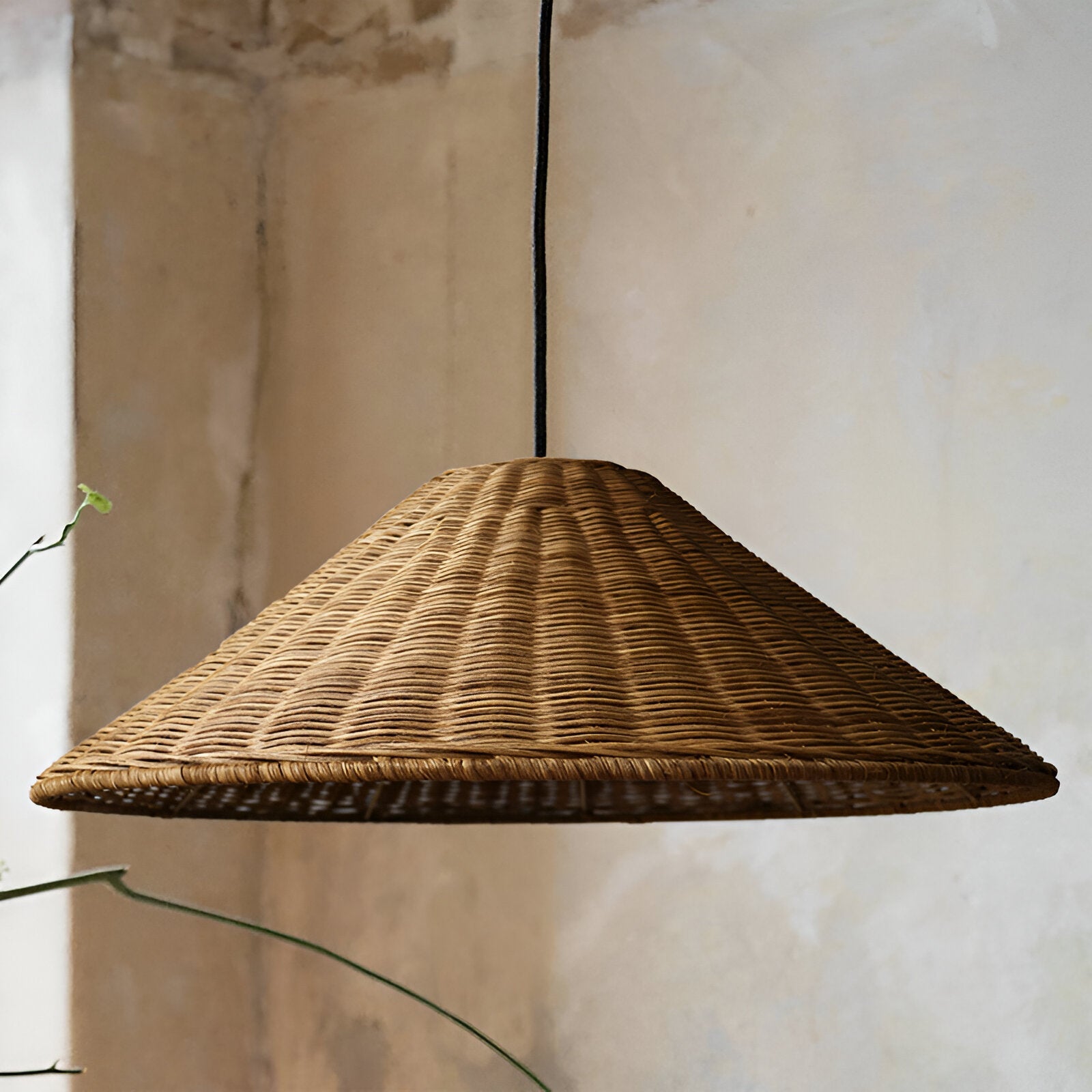 Casa Lumière Japandi Rattan Hanglamp – Handgemaakt & Tijdloos Design