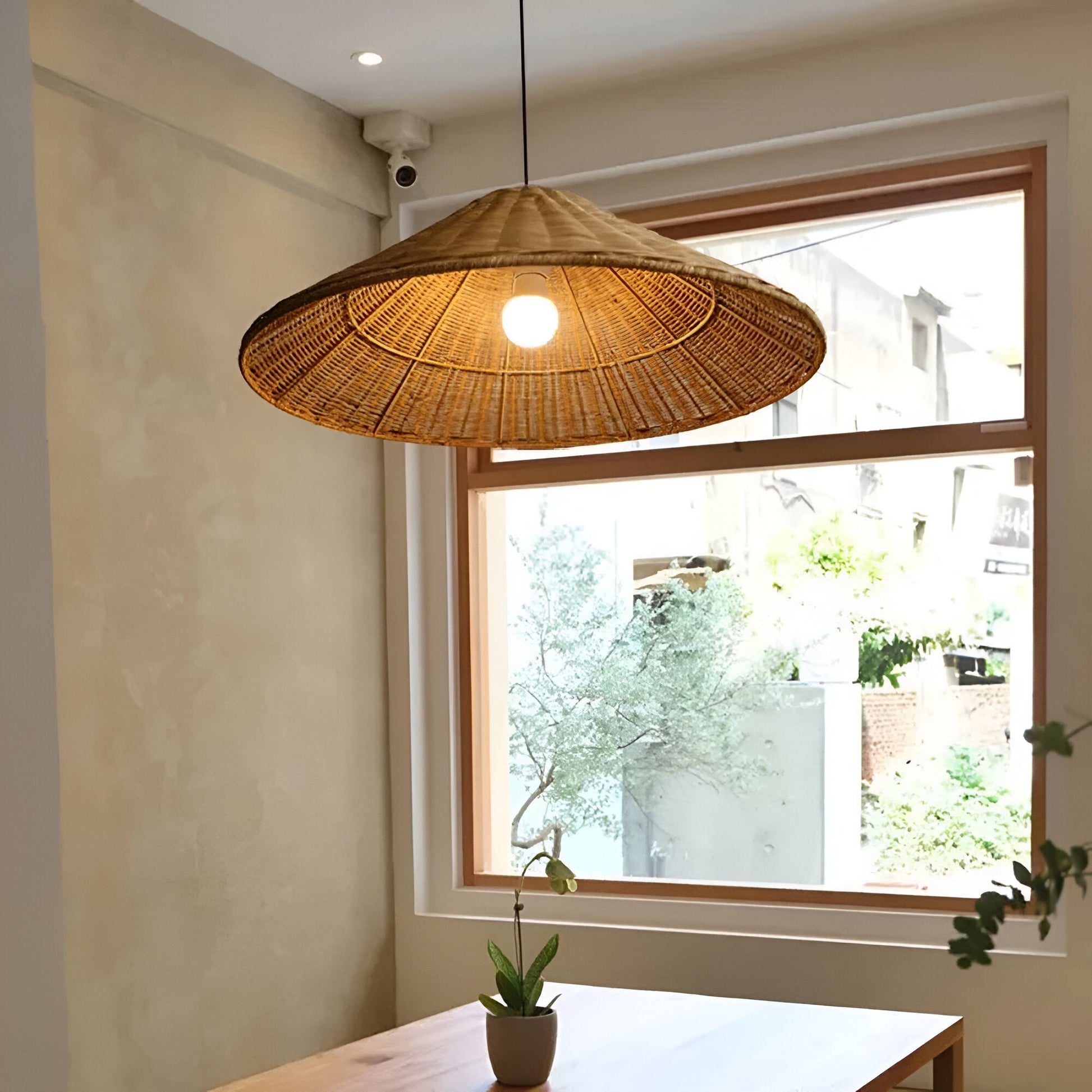 Casa Lumière Japandi Rattan Hanglamp – Handgemaakt & Tijdloos Design
