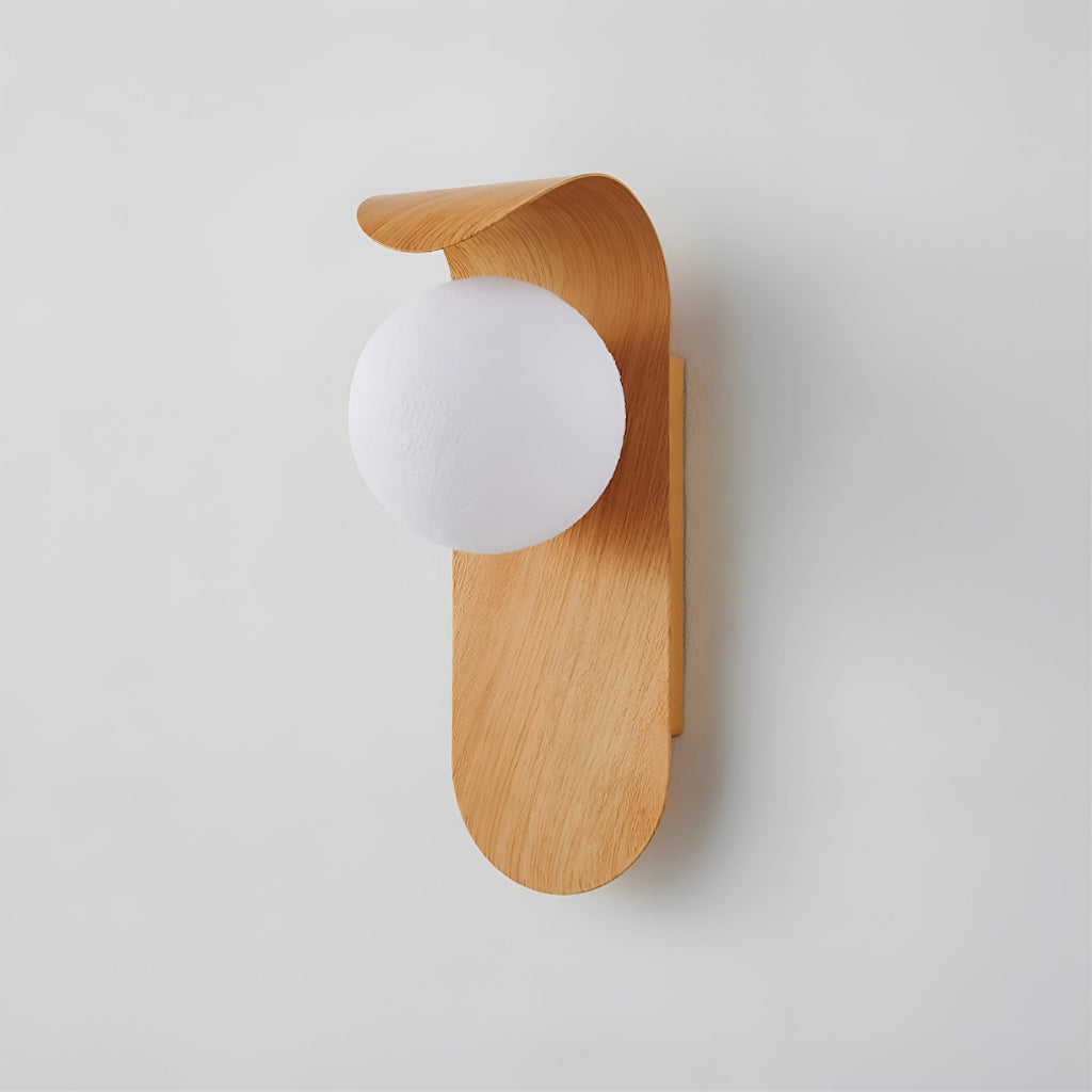 Casa Lumière Nordic Wandlamp van Hout & Glas - Warme Design Lamp
