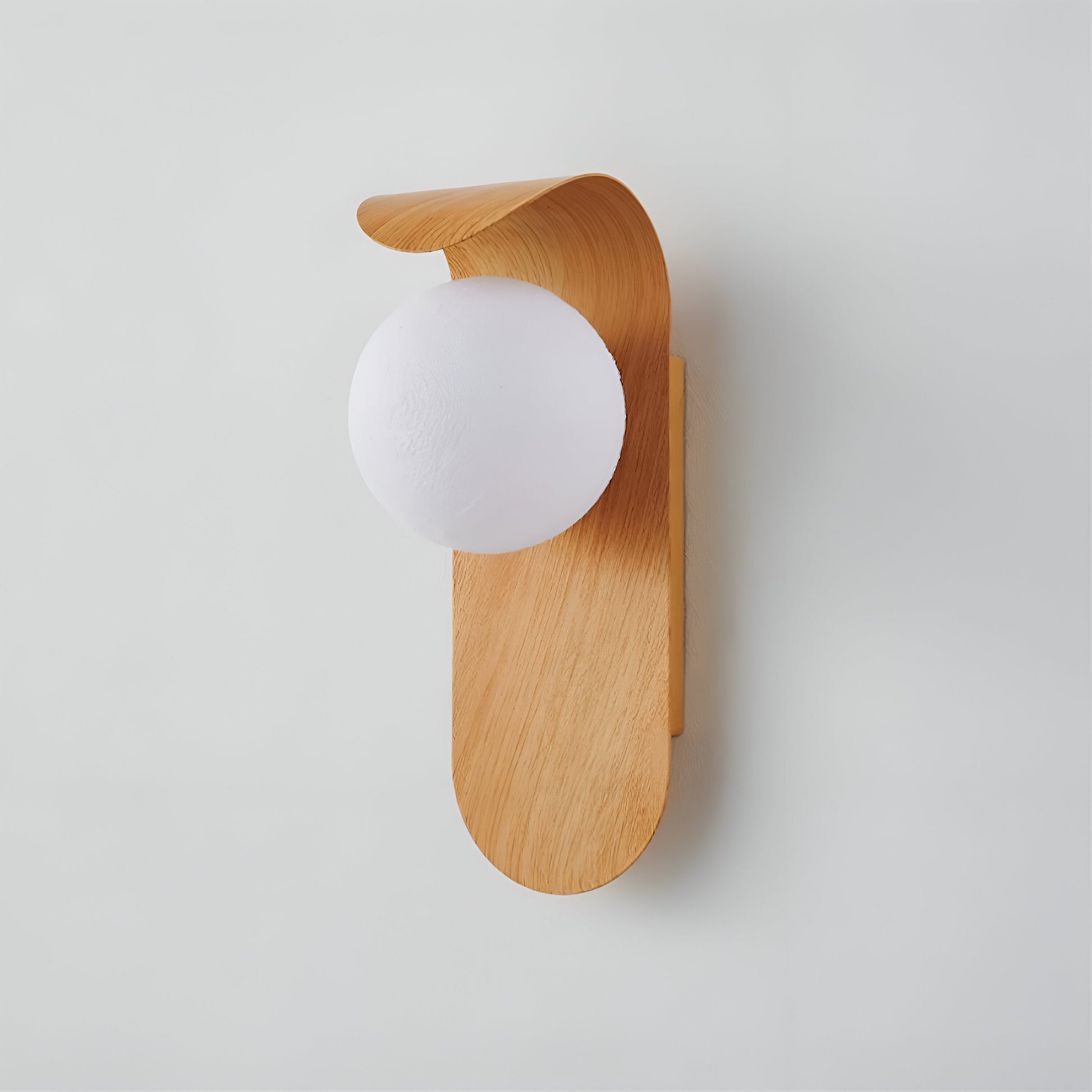 Casa Lumière Nordic Wandlamp van Hout & Glas - Warme Design Lamp