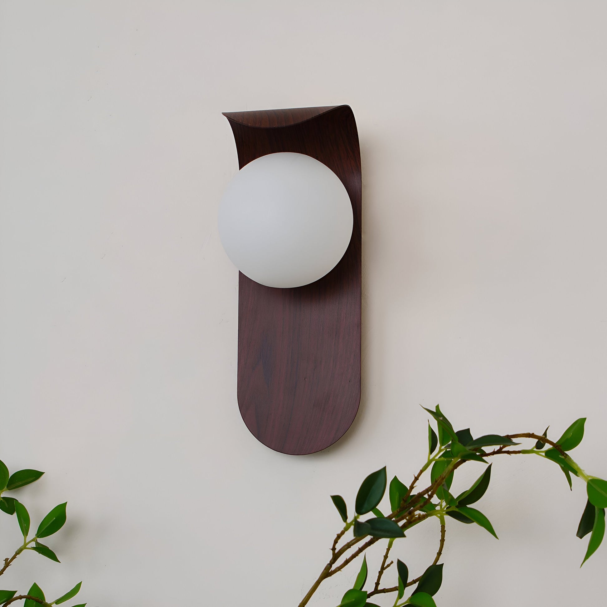 Casa Lumière Nordic Wandlamp van Hout & Glas - Warme Design Lamp