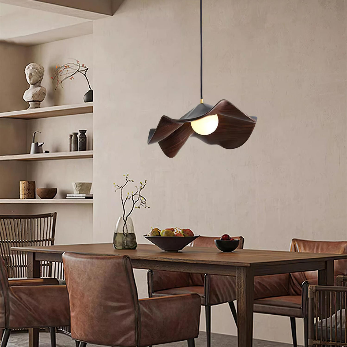 Casa Lumière Lotus Flow Casita Hanglamp - Resin met Organische Vorm