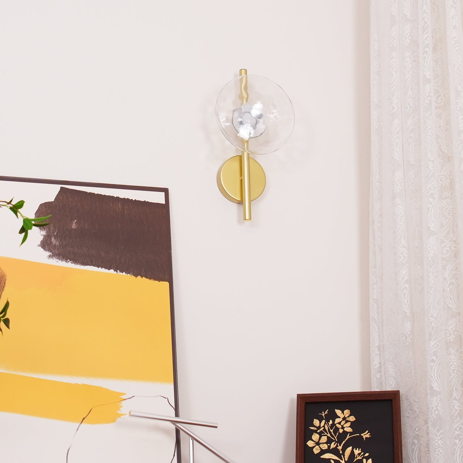 Casa Lumière Nordic Glazen Wandlamp - Rond Design Wandverlichting