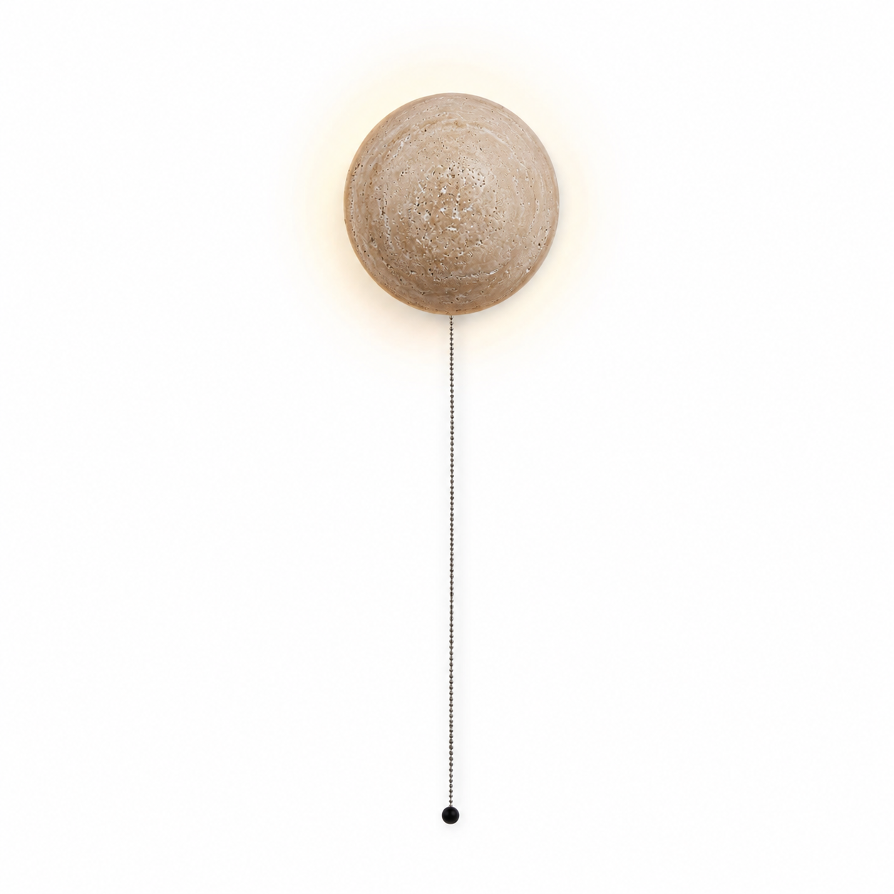 Casa Lumière Travertine Ronde Wandlamp - Sfeervolle Design Wandverlichting