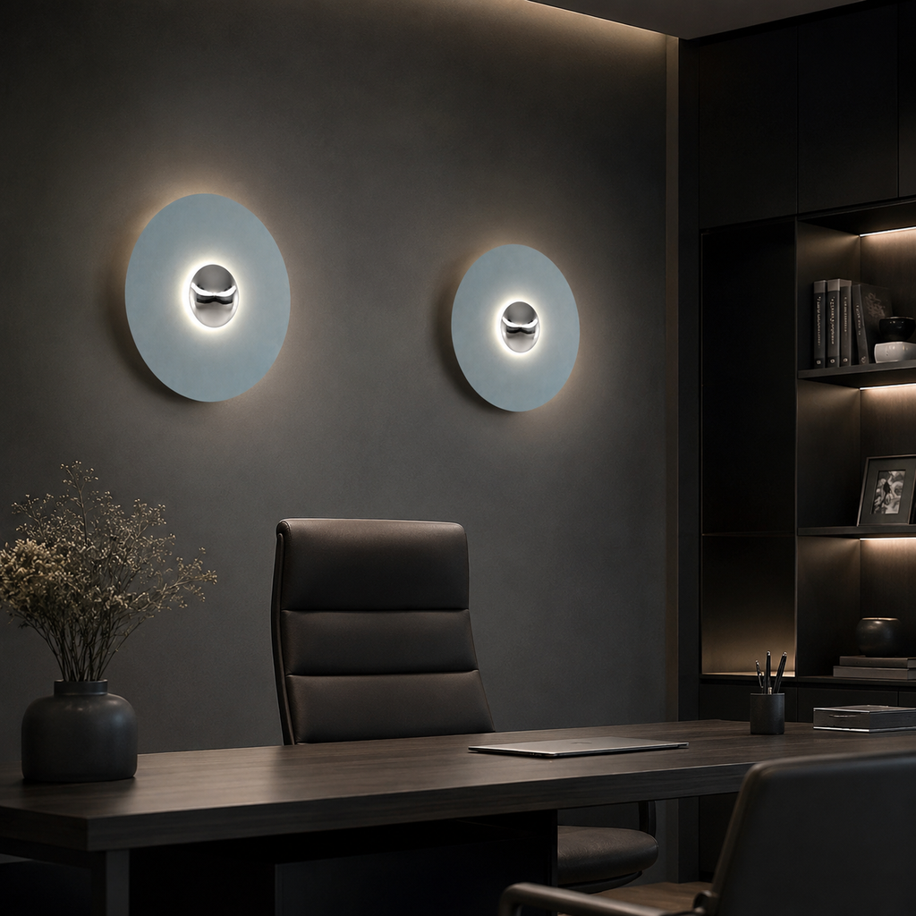 Casa Lumière Ronde Metalen Retro Wandlamp - Design Lamp Warme Sfeerverlichting