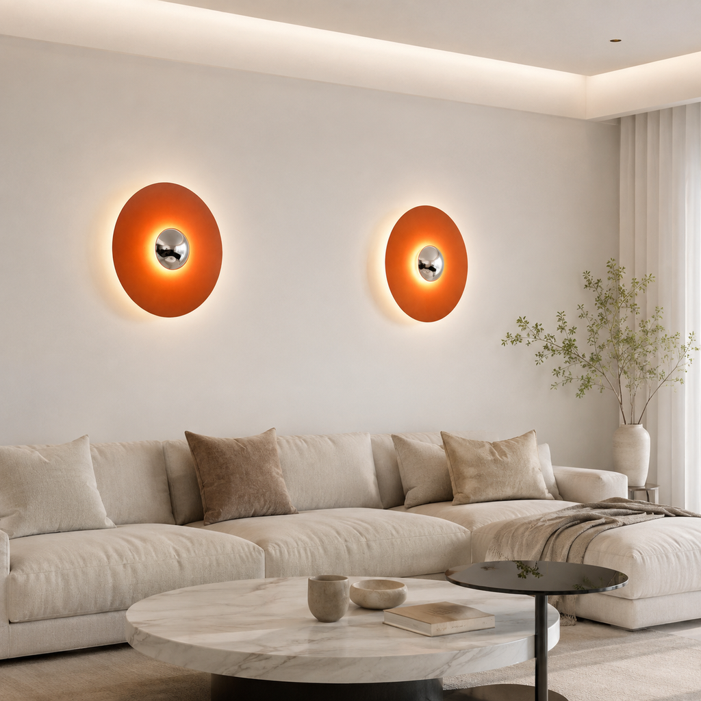 Casa Lumière Ronde Metalen Retro Wandlamp - Design Lamp Warme Sfeerverlichting