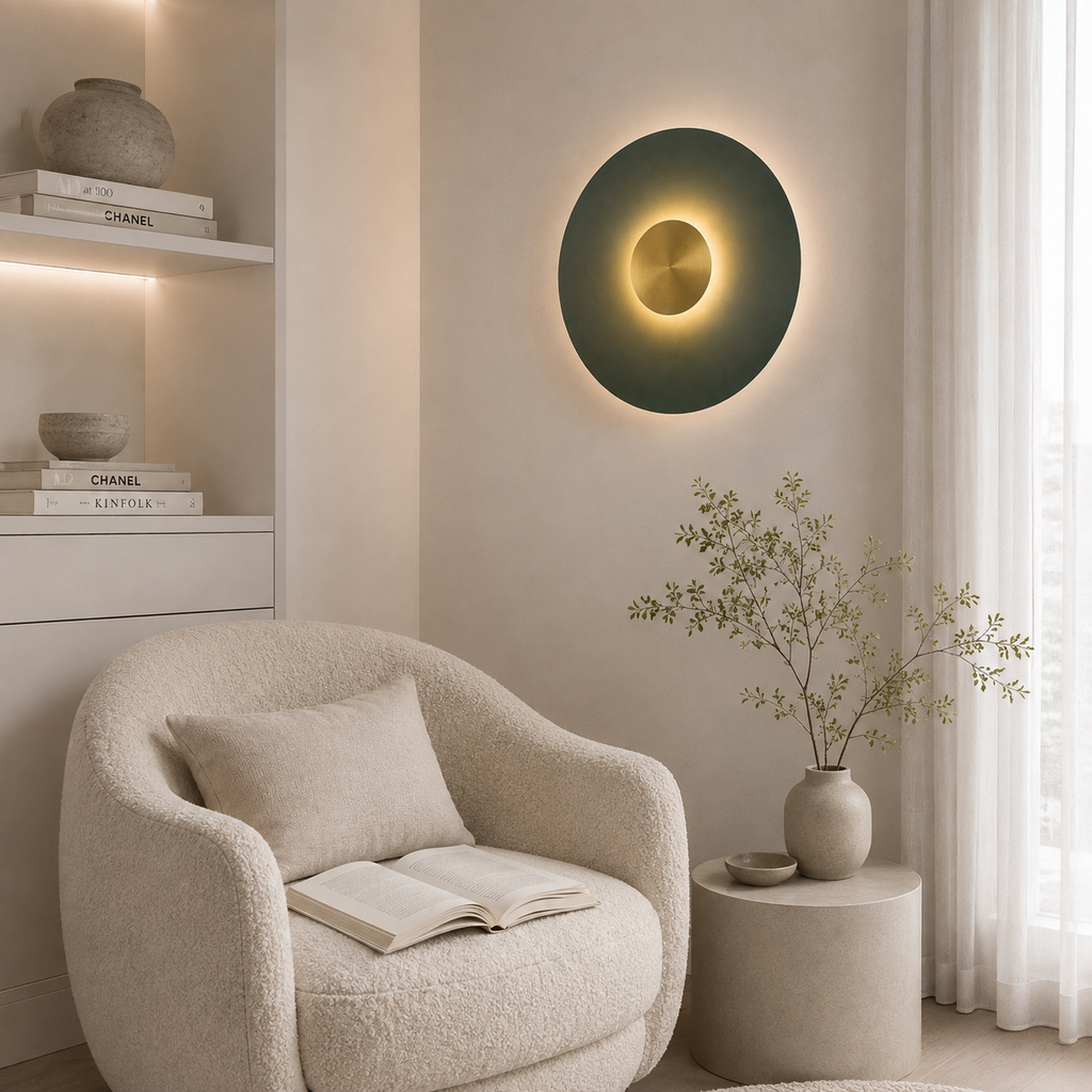 Casa Lumière Ronde Metalen Retro Wandlamp - Design Lamp Warme Sfeerverlichting