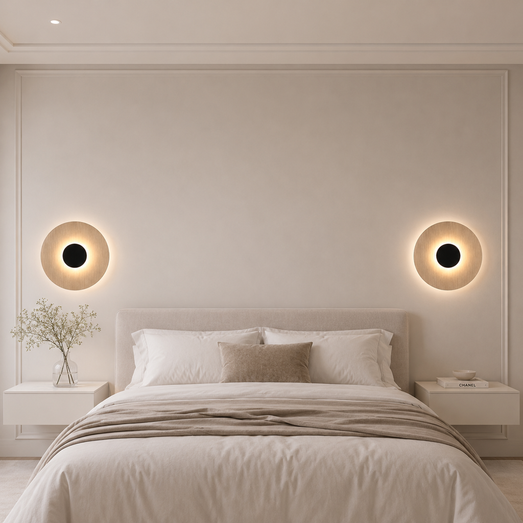 Casa Lumière Ronde Metalen Retro Wandlamp - Design Lamp Warme Sfeerverlichting